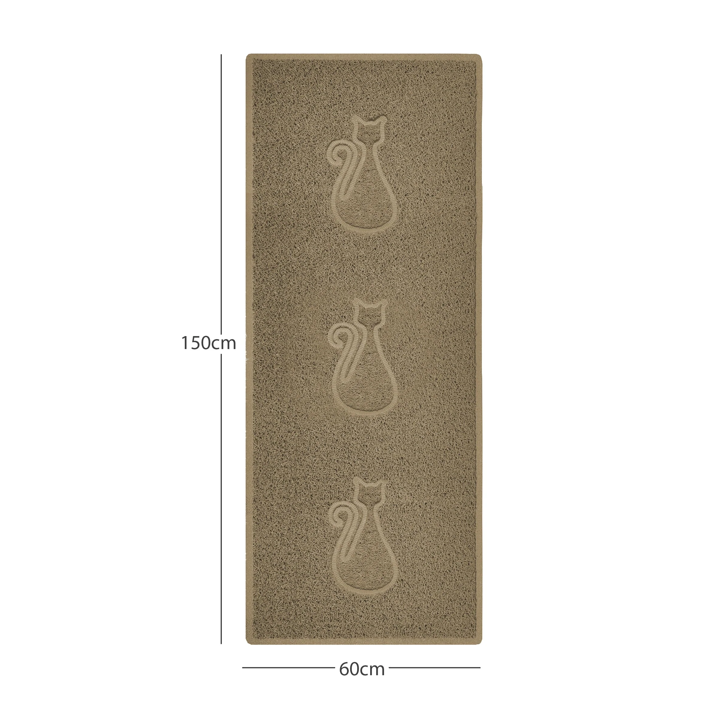 "Cat" Embossed Loofah Textured Spaghetti Door Mat - Image 33