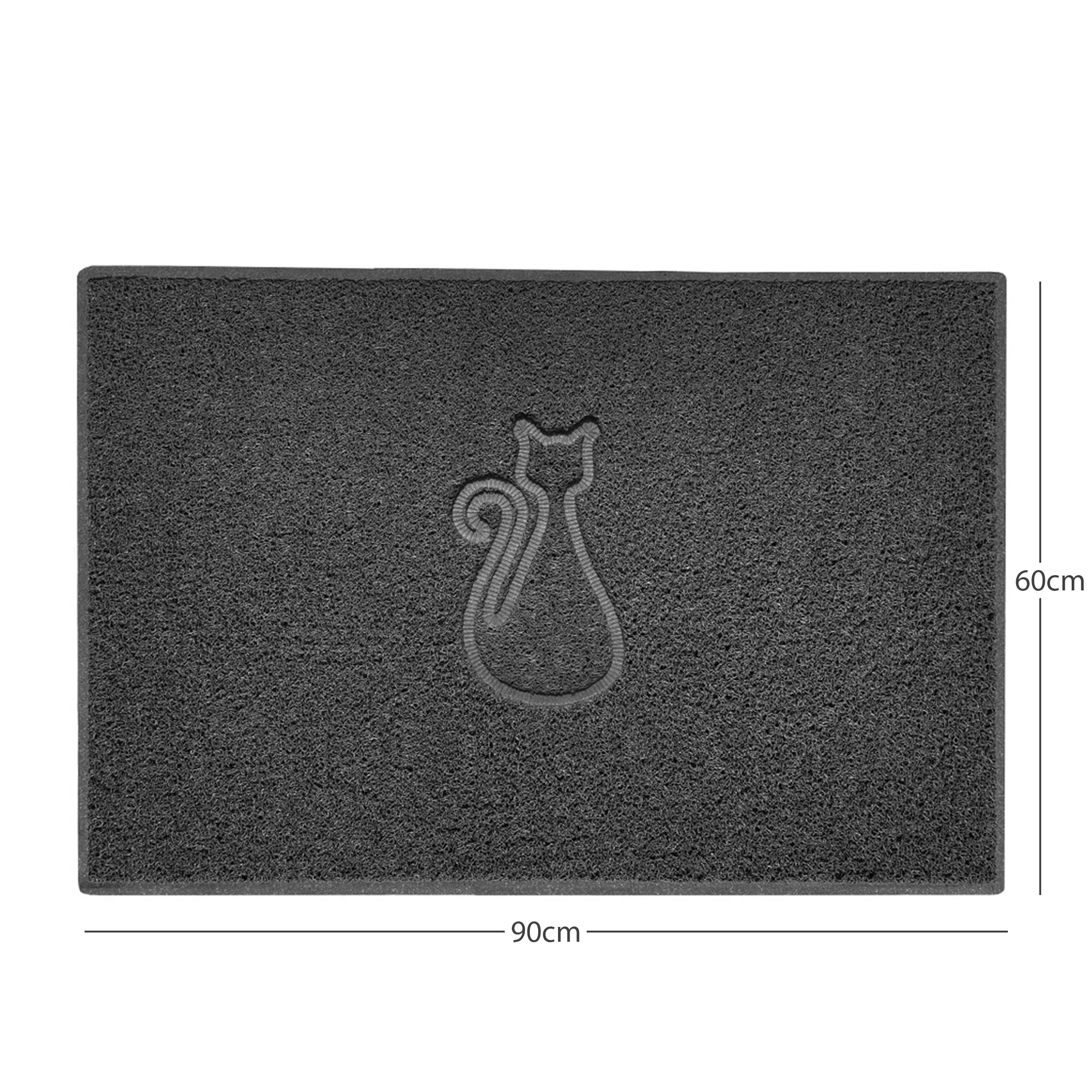 "Cat" Embossed Loofah Textured Spaghetti Door Mat - Image 36
