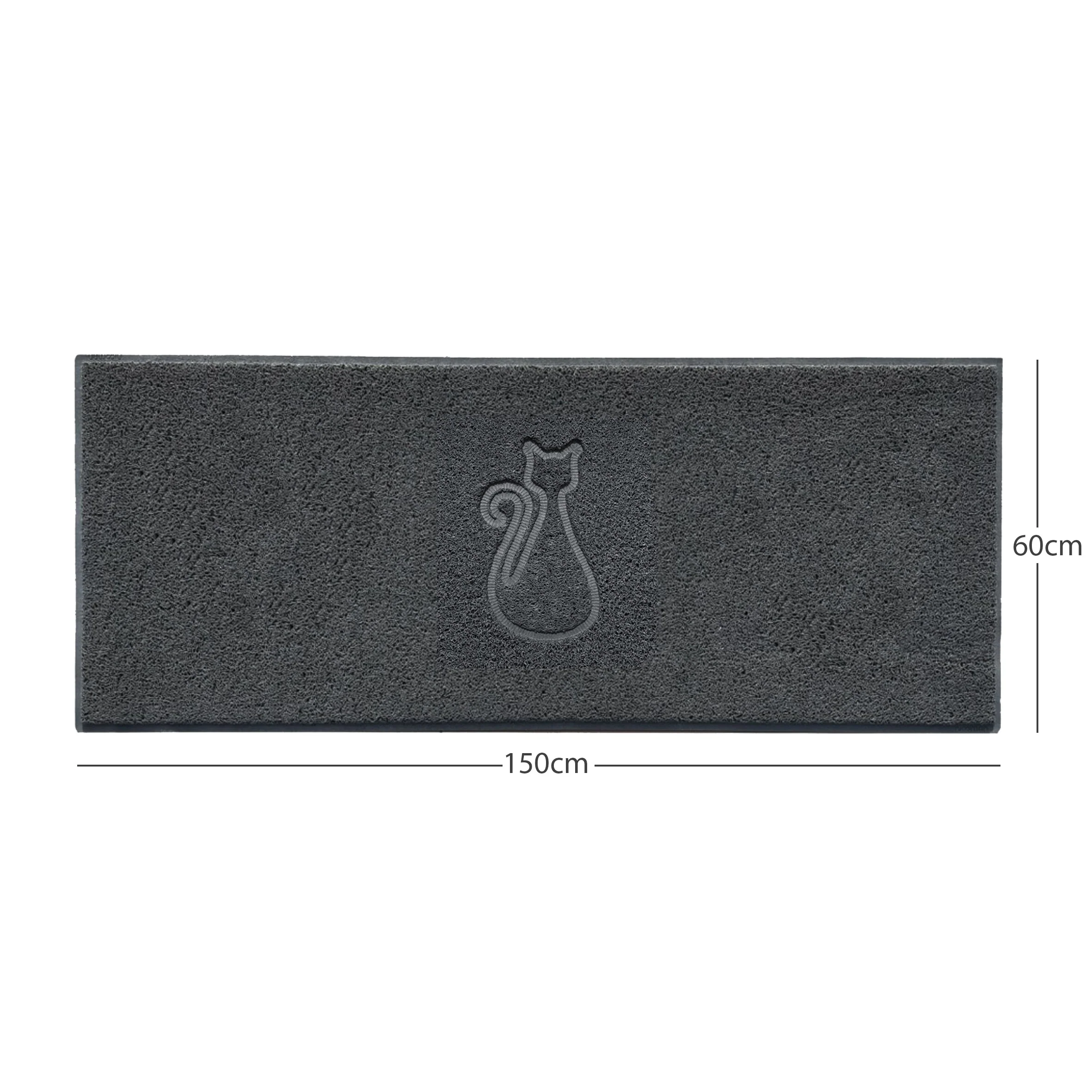 "Cat" Embossed Loofah Textured Spaghetti Door Mat - Image 37