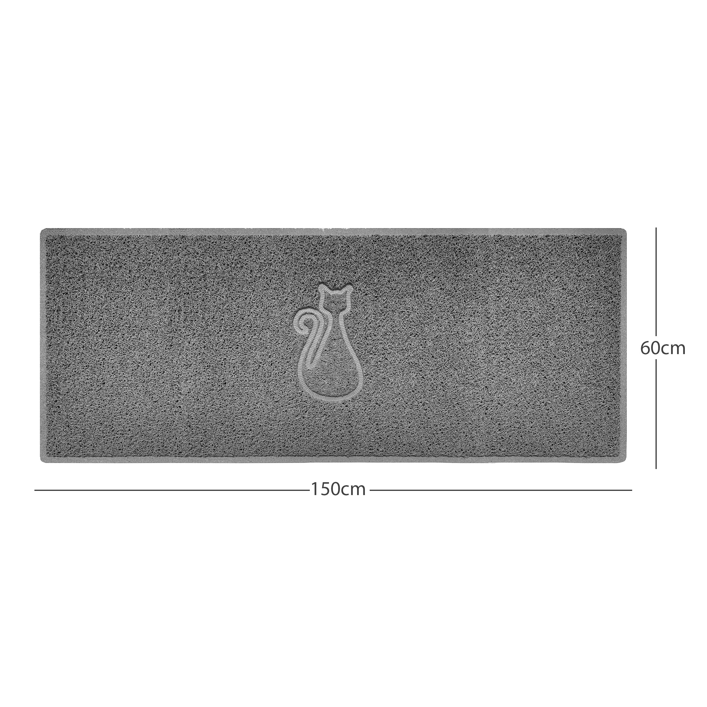 "Cat" Embossed Loofah Textured Spaghetti Door Mat - Image 4