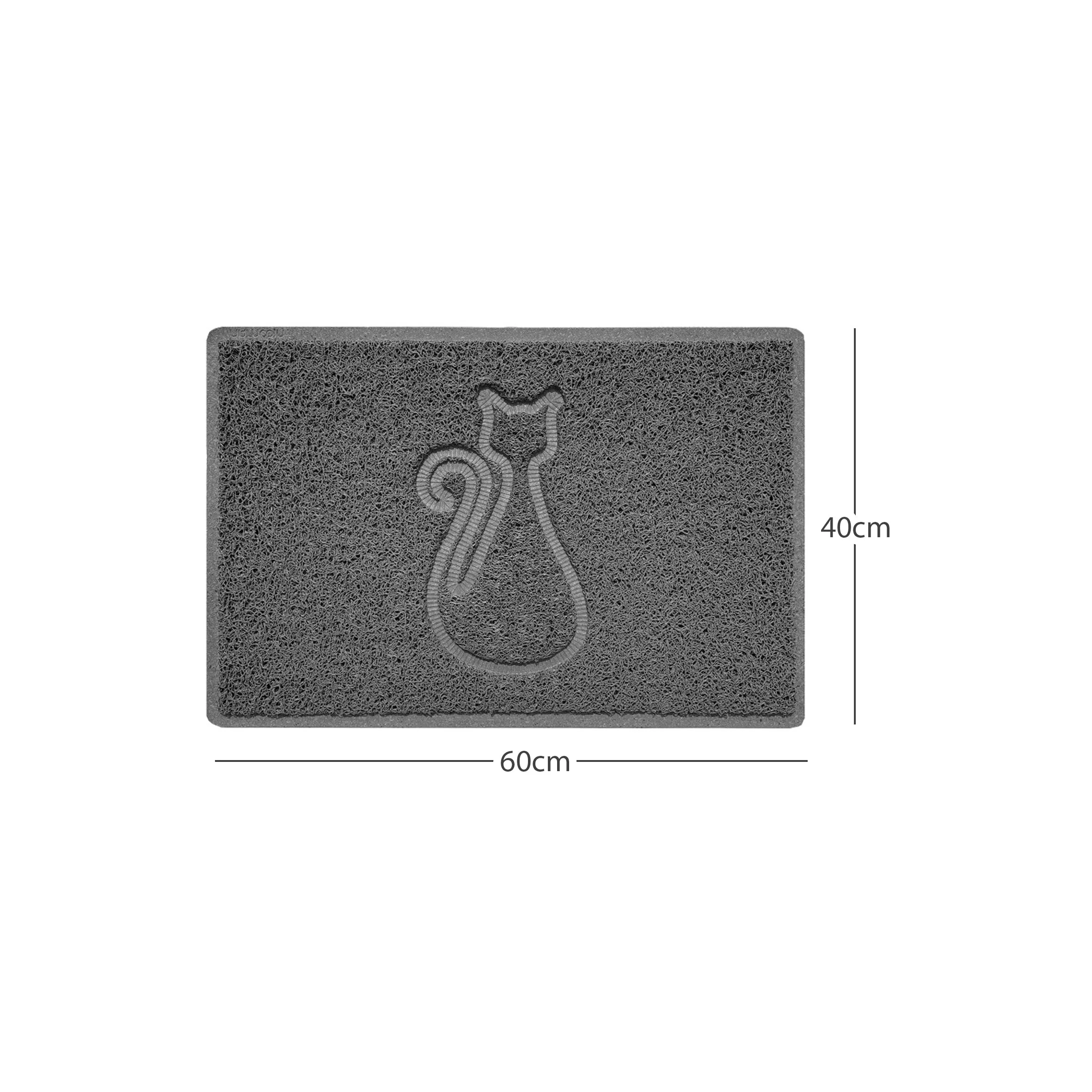 "Cat" Embossed Loofah Textured Spaghetti Door Mat - Image 5