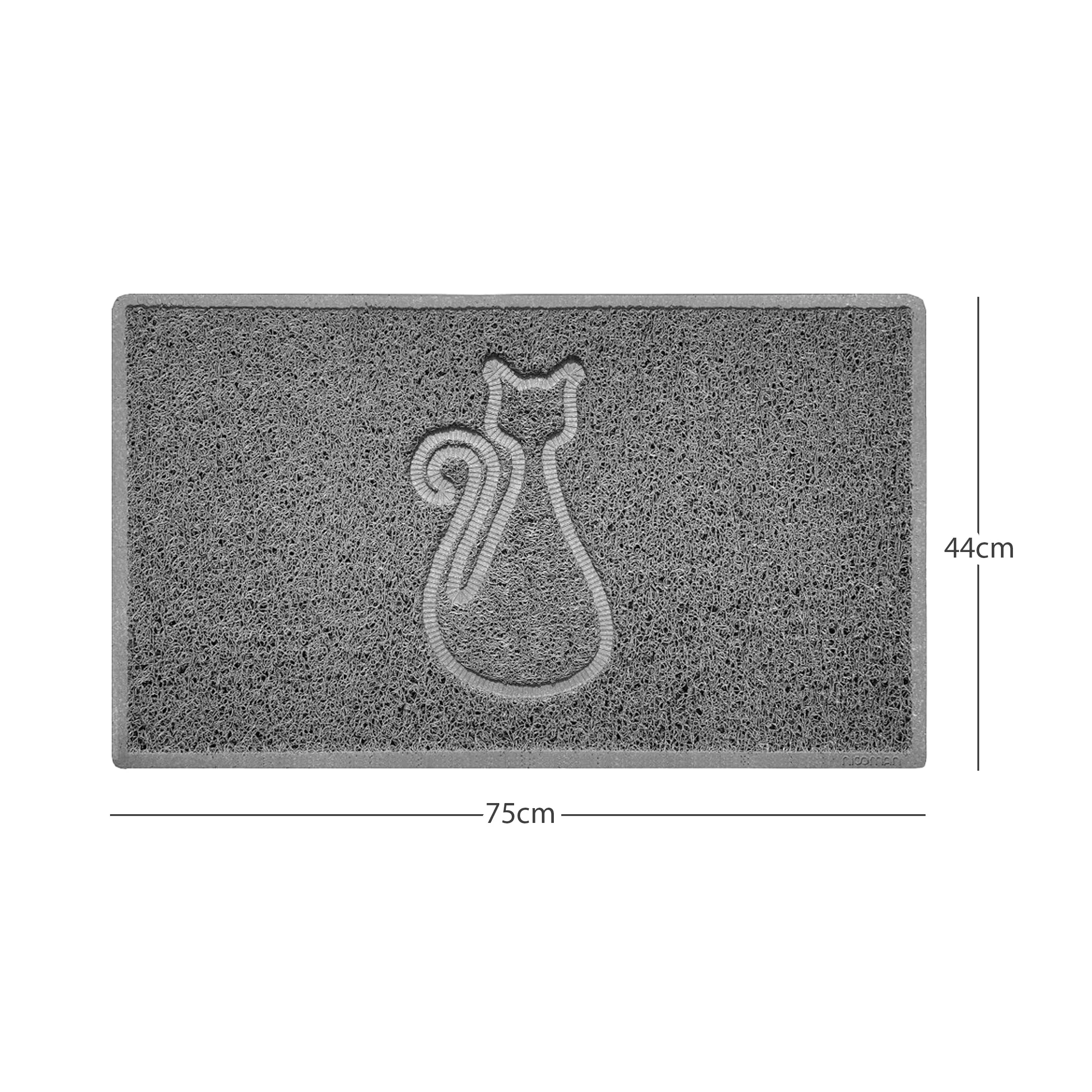 "Cat" Embossed Loofah Textured Spaghetti Door Mat - Image 6