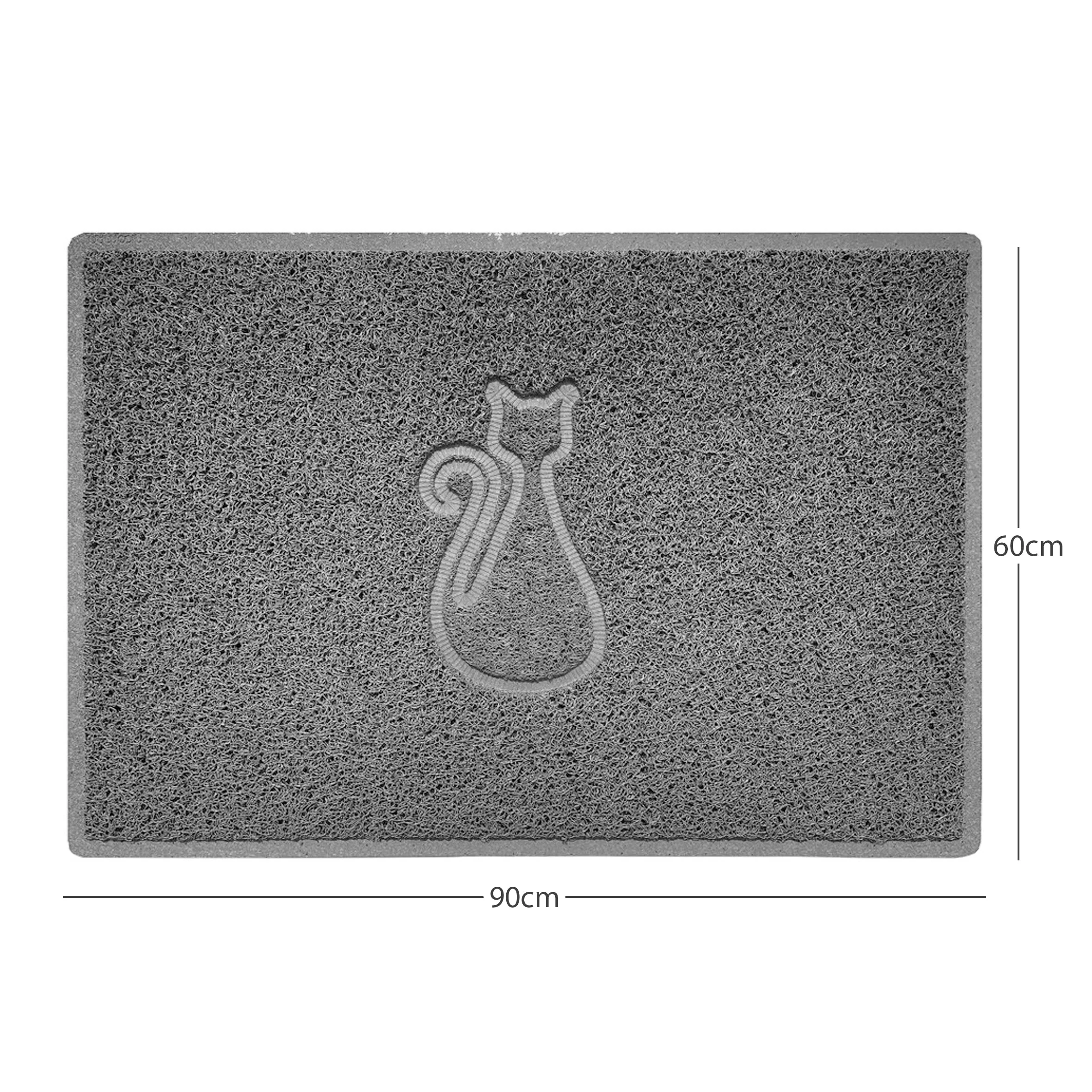 "Cat" Embossed Loofah Textured Spaghetti Door Mat - Image 7