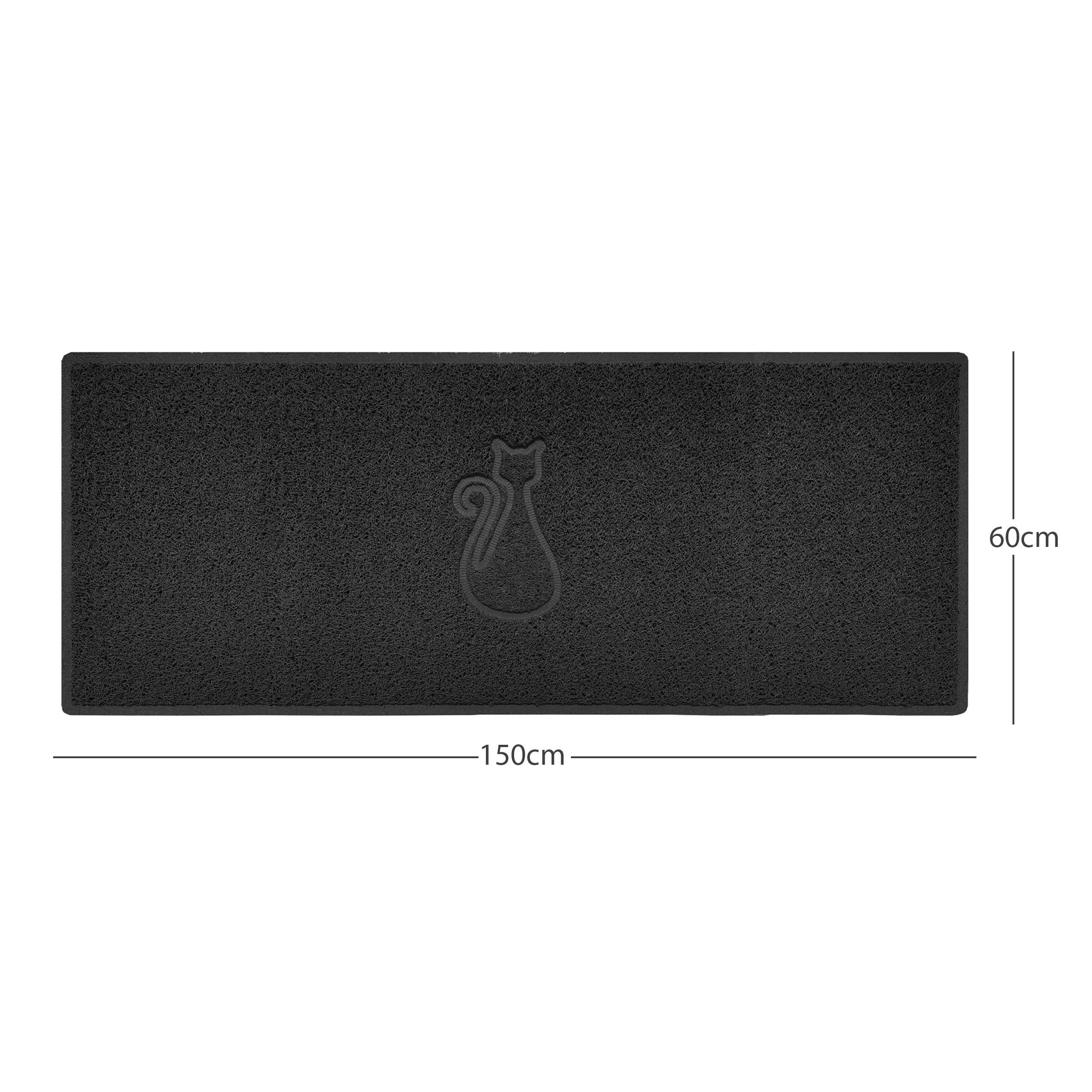 "Cat" Embossed Loofah Textured Spaghetti Door Mat - Image 8