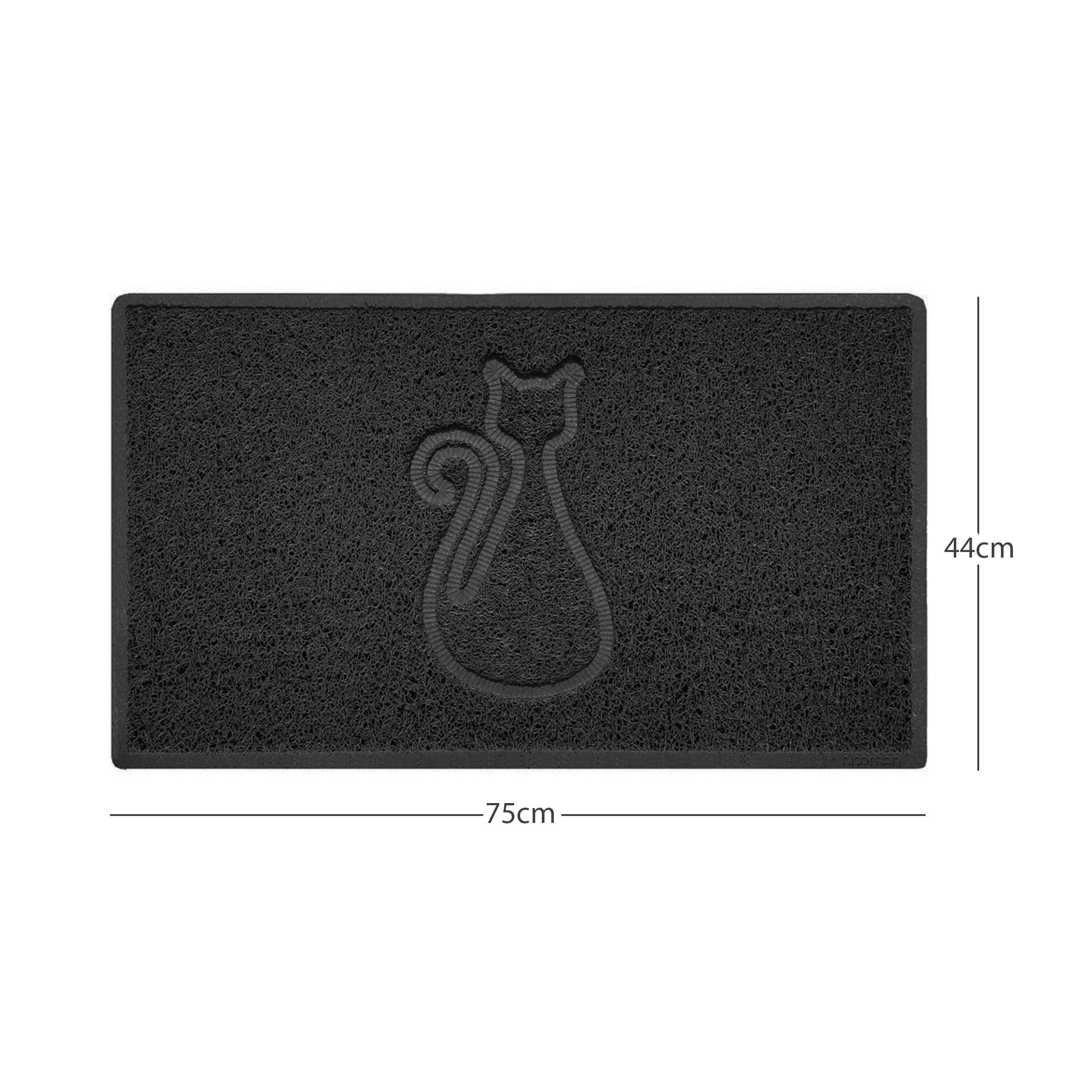 "Cat" Embossed Loofah Textured Spaghetti Door Mat - Image 9
