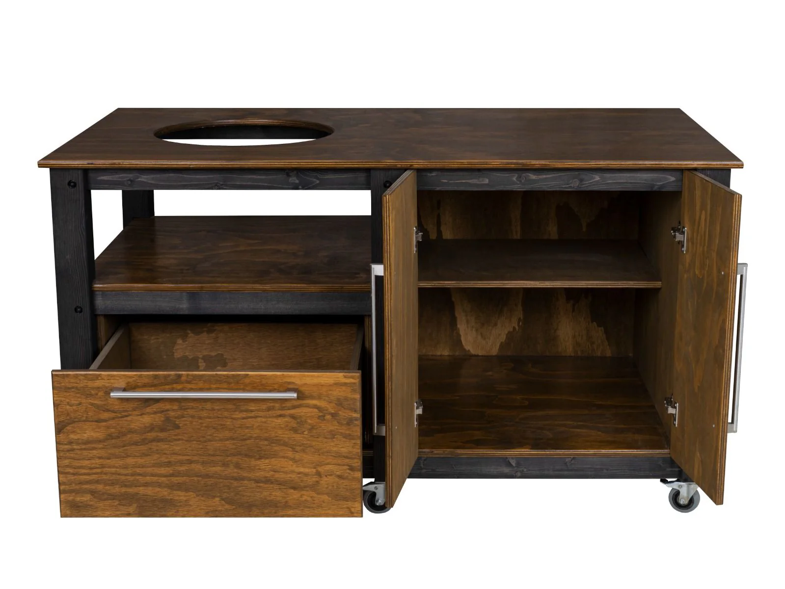 "Chef's Mate" BBQ Grill Table, Kitchen space for all ceramic kamado cookers - Image 5
