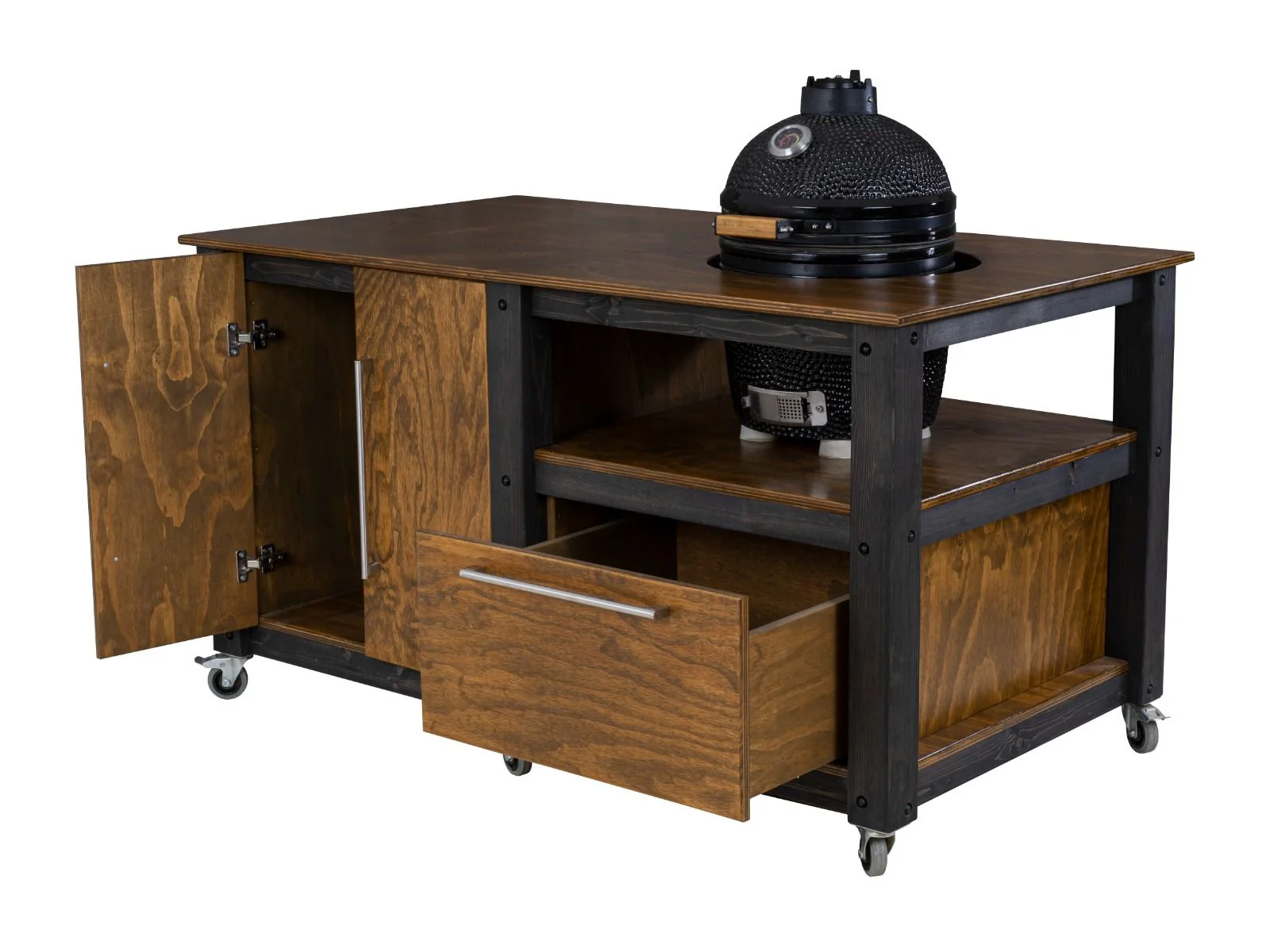 "Chef's Mate" BBQ Grill Table, Kitchen space for all ceramic kamado cookers - Image 6