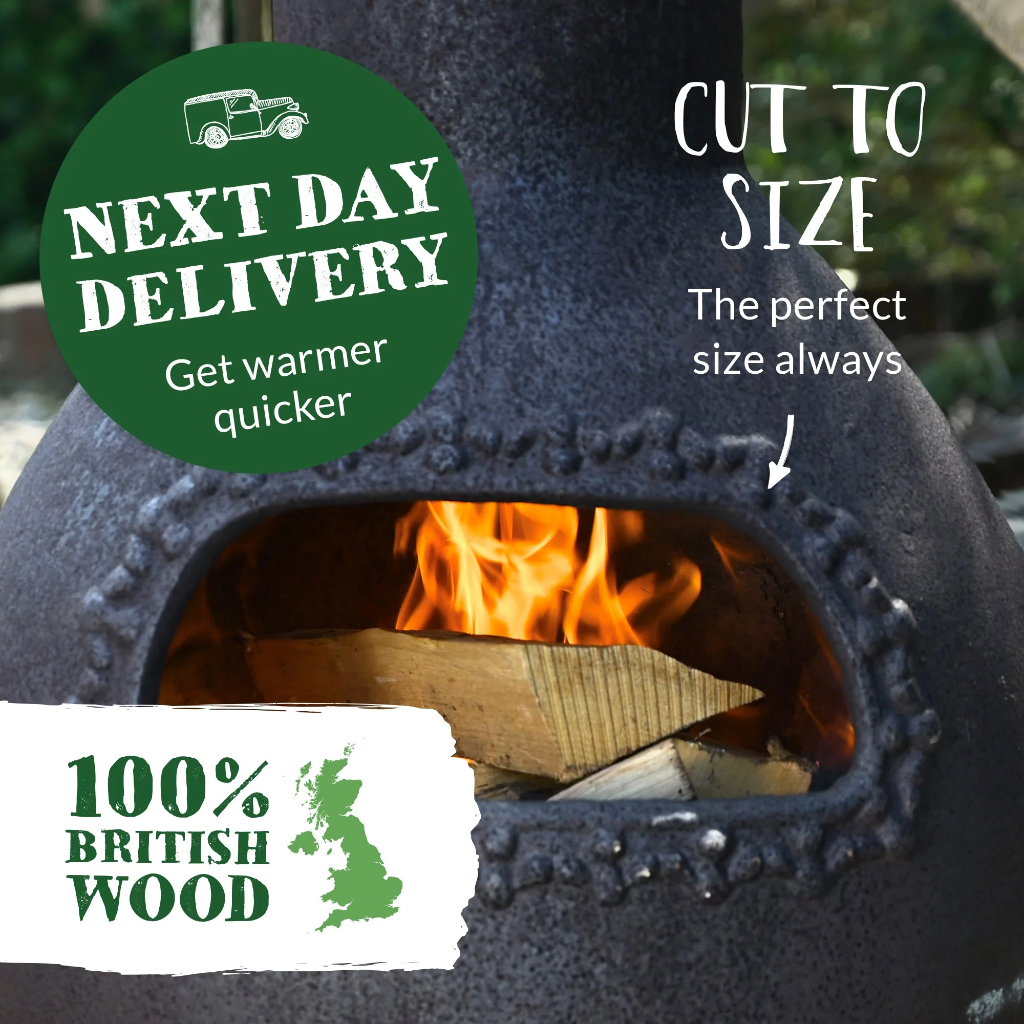 Chiminea Logs - Image 3