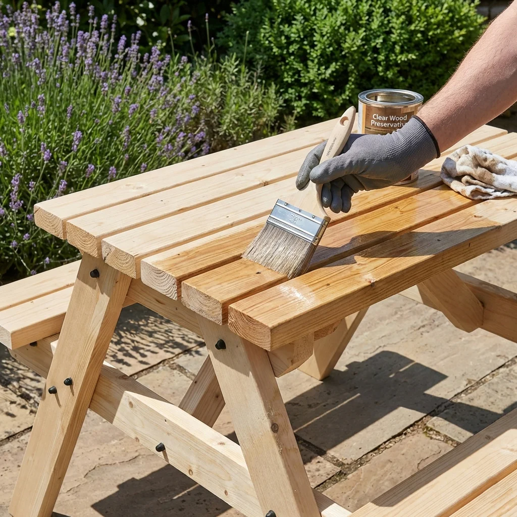 Classic Pub Style Picnic Bench and Table - Image 3