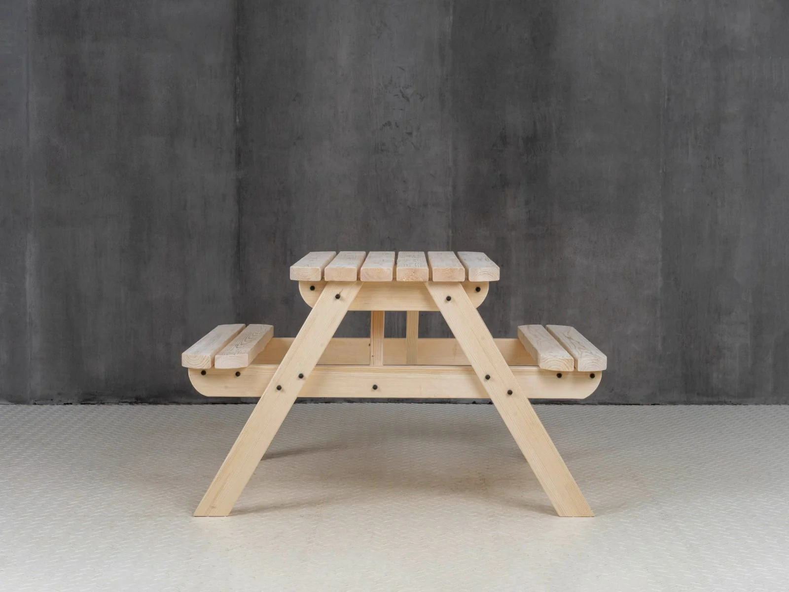 Classic Rounded Pub Style Picnic Bench and Table - Image 10