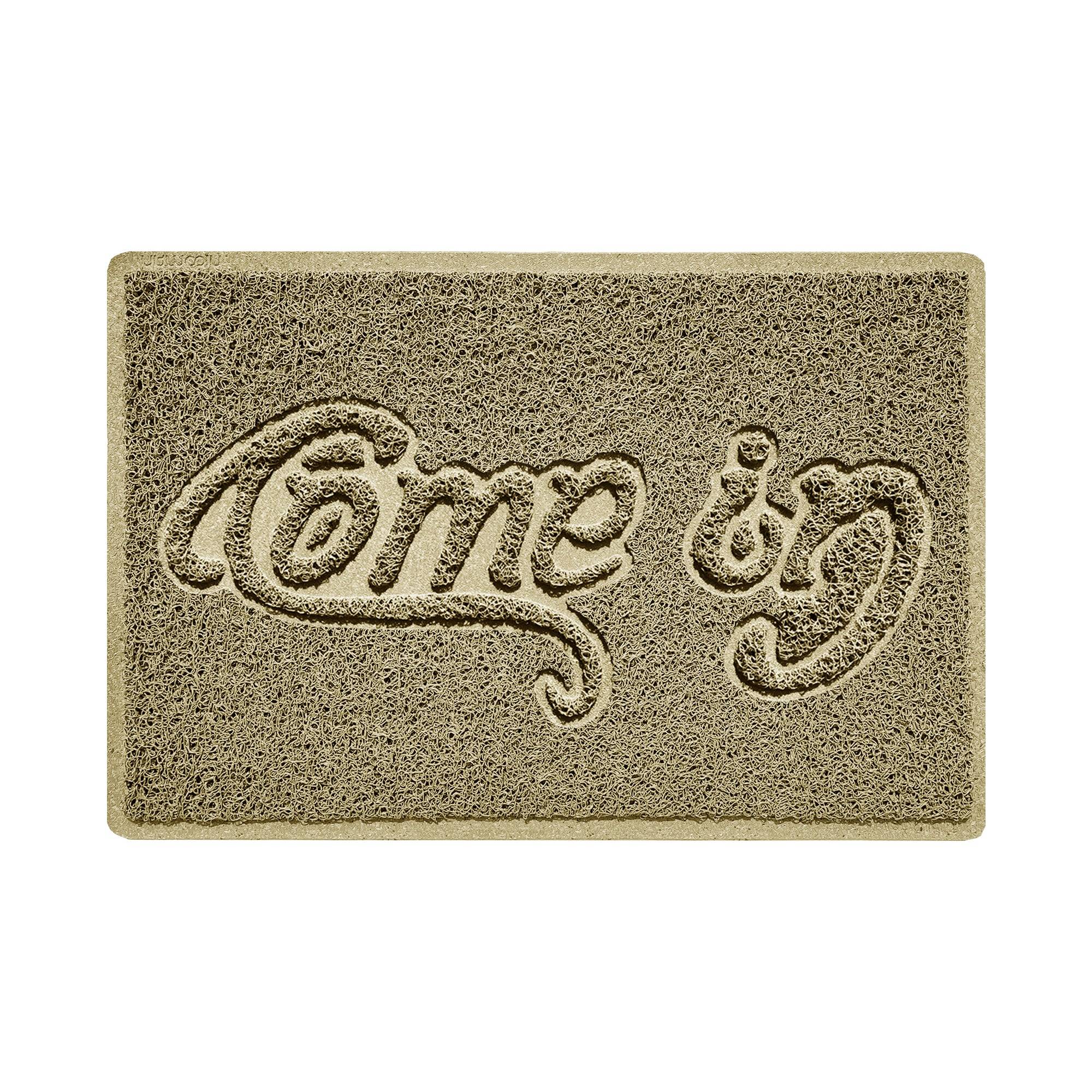 "Come In" Grey Spaghetti Door Mat - Image 25