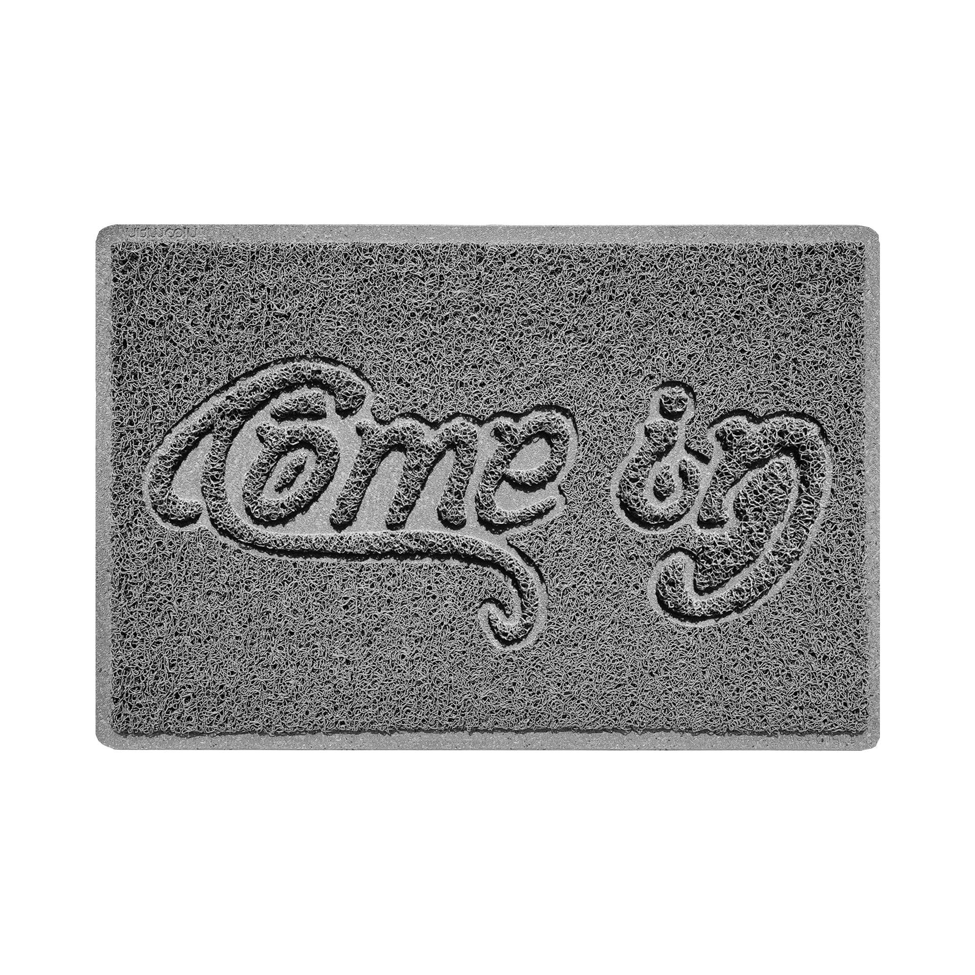 "Come In" Grey Spaghetti Door Mat - Image 3