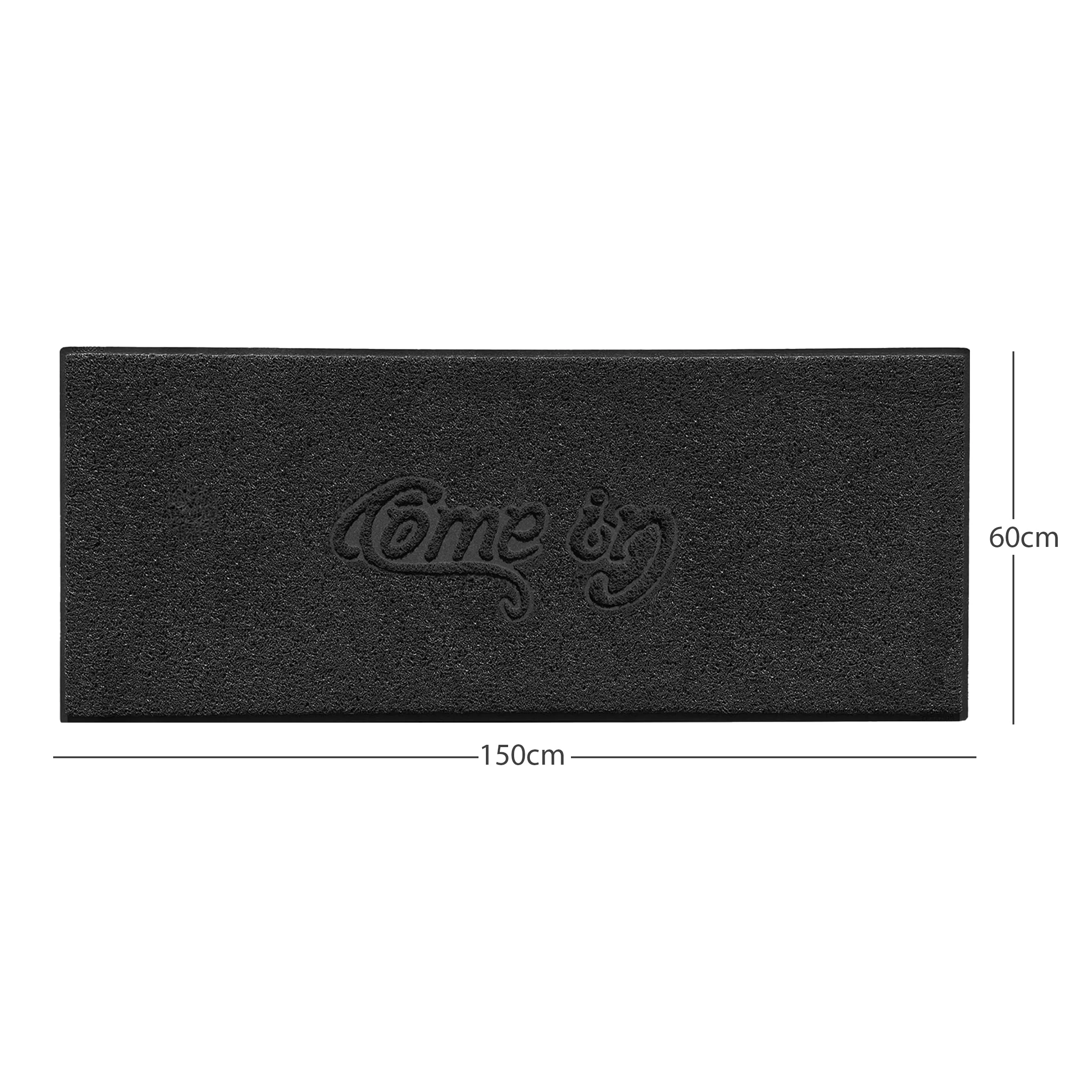 "Come In" Grey Spaghetti Door Mat - Image 31