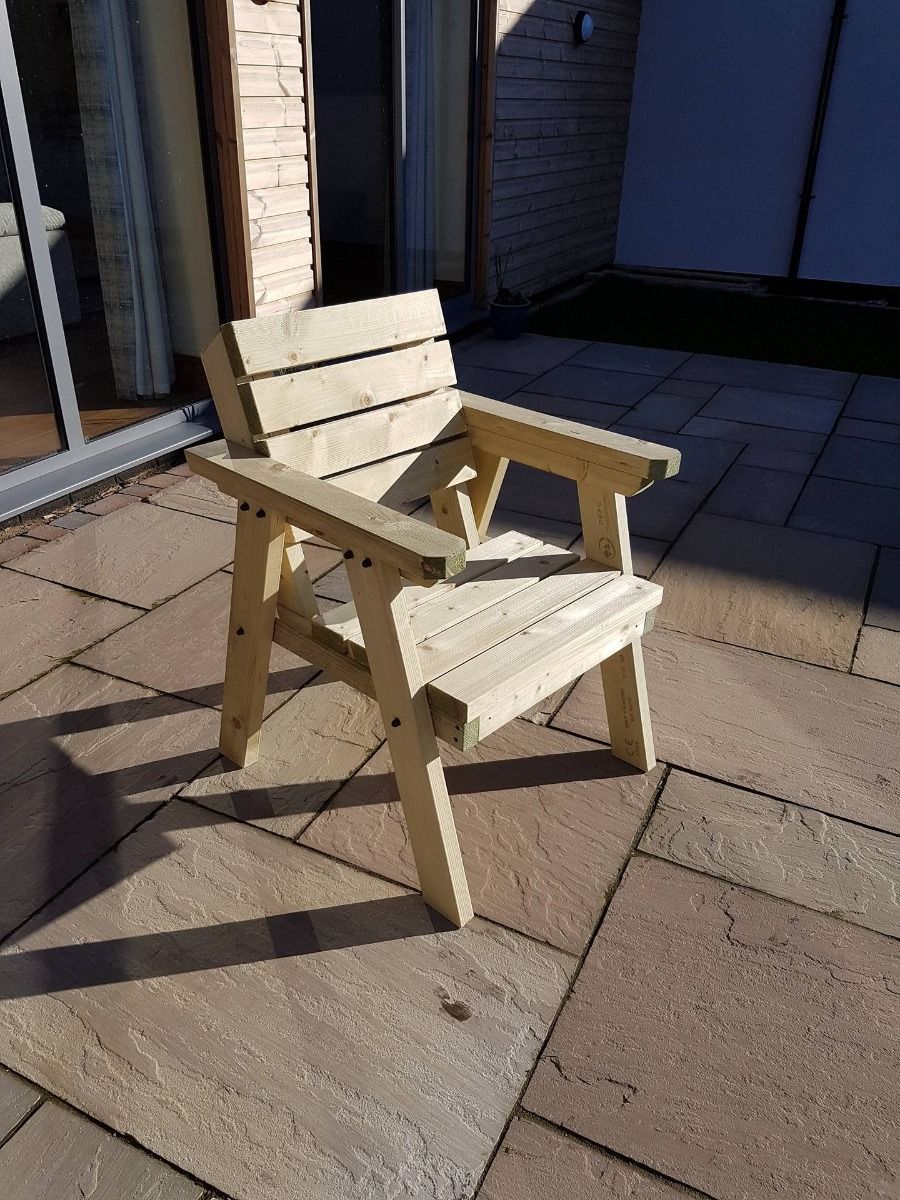 Consilium Garden Fence Bench With Backrest - Image 11