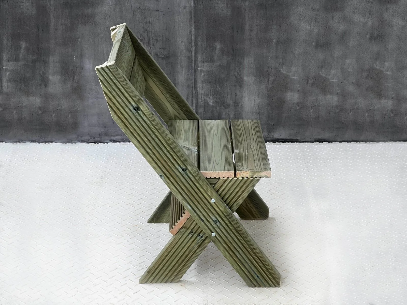 DeckFusion Wooden Garden Chair - Image 6