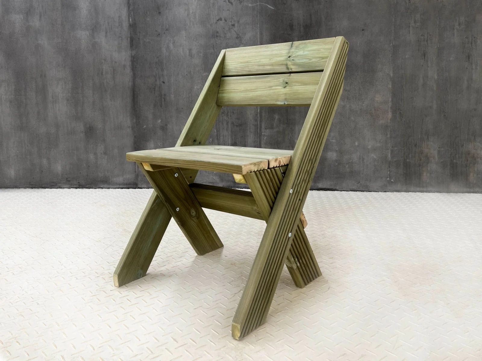 DeckFusion Wooden Garden Chair - Image 7