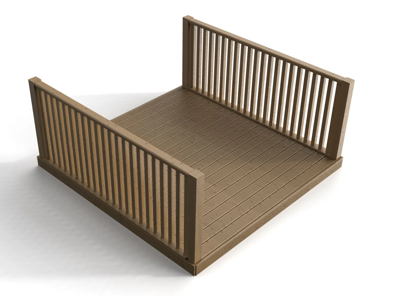 Decking Kit With Two Side Balustrade - Image 5