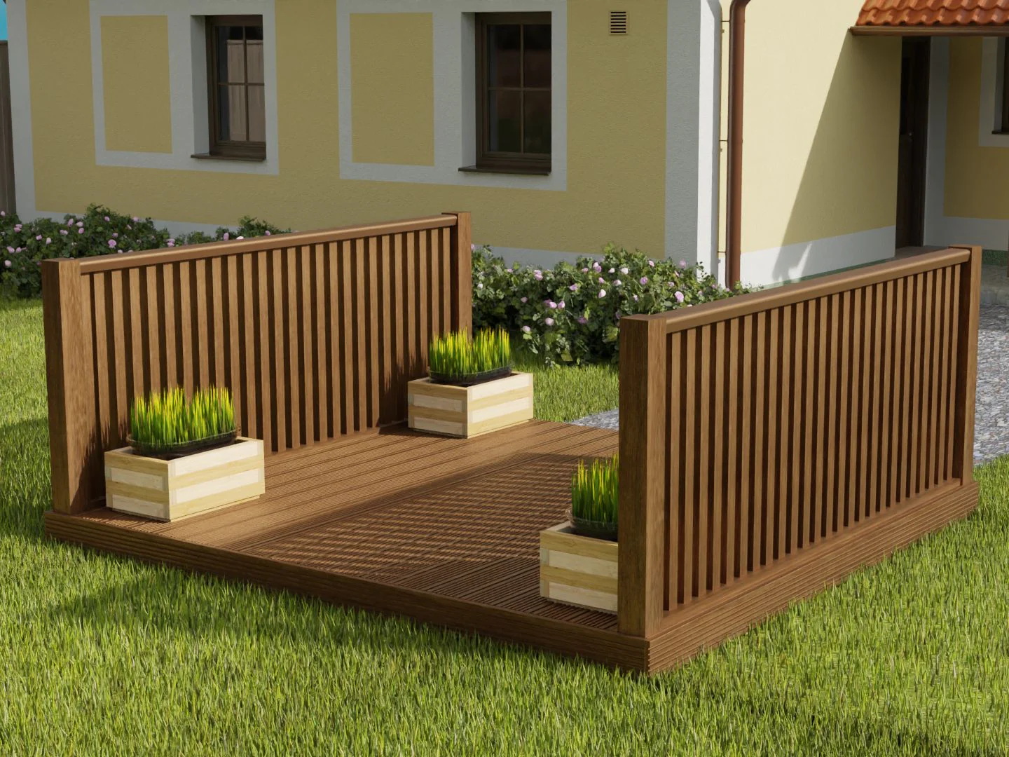 Decking Kit With Two Side Balustrade - Image 6