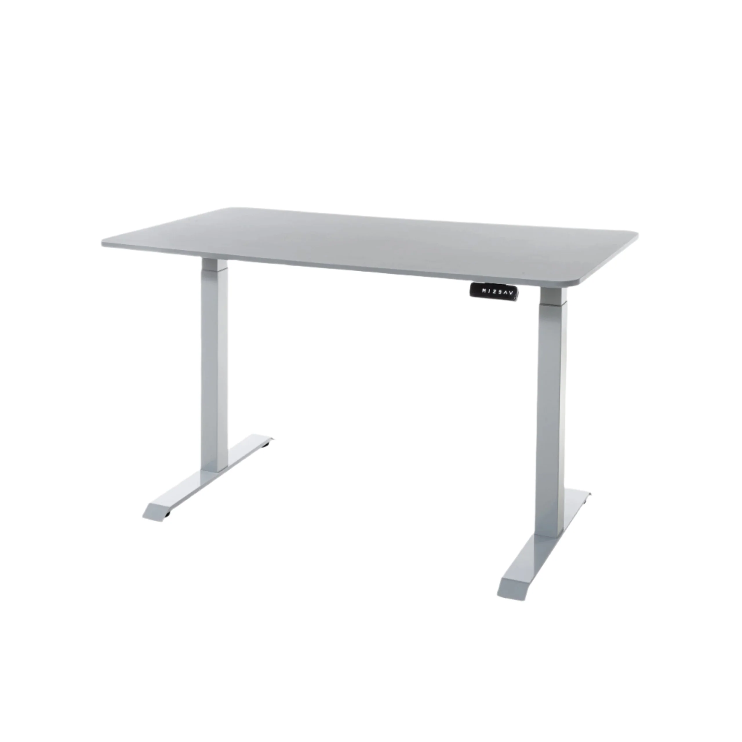 DESKO V2 Grey Standing Desk With 120x60cm Grey Tabletop