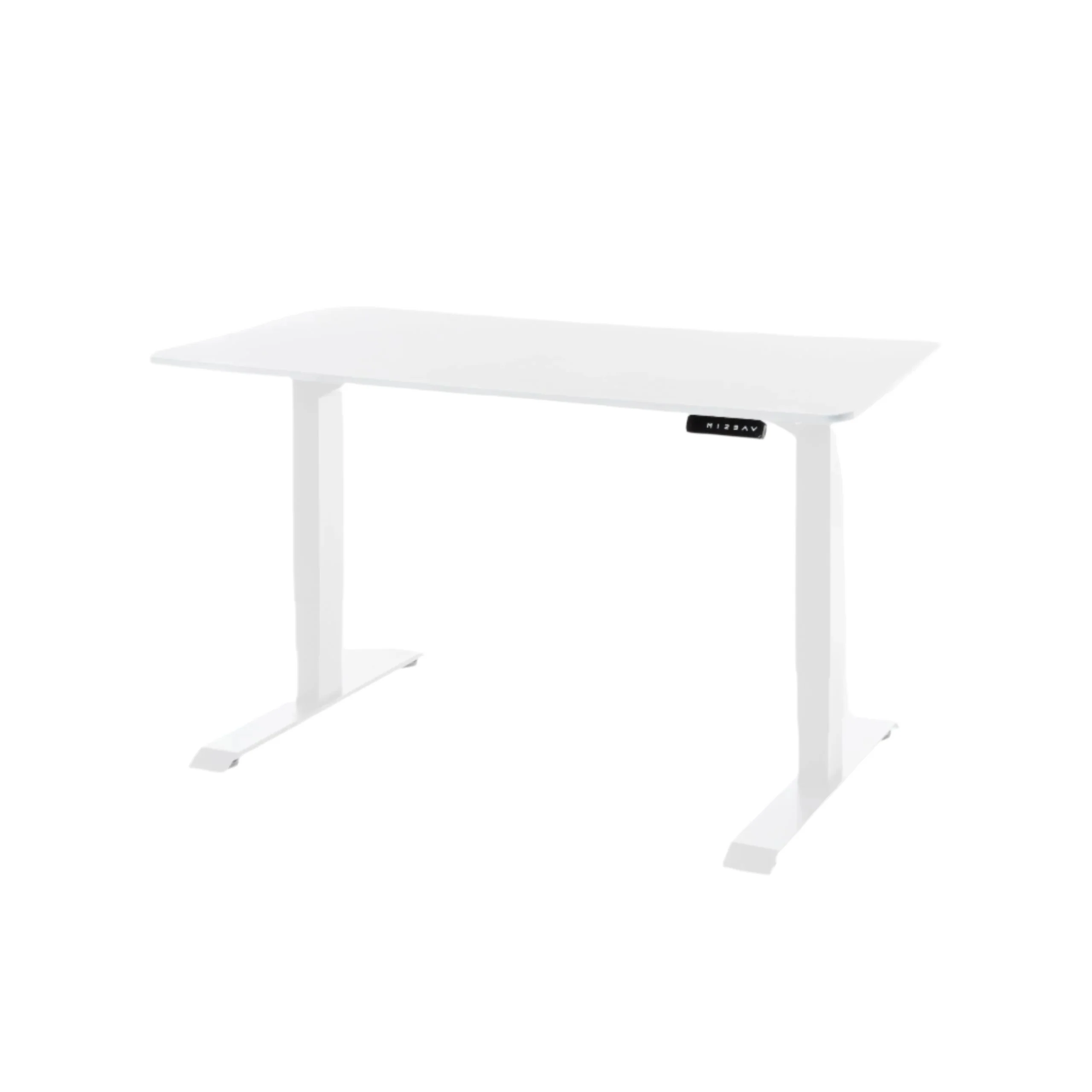 DESKO V3 White Standing Desk With 120x60cm White Tabletop