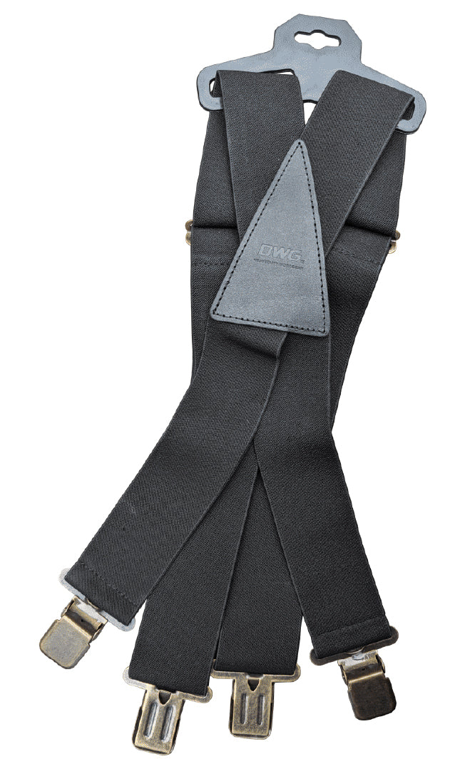 DWG ELASTIC SUSPENDERS BLACK