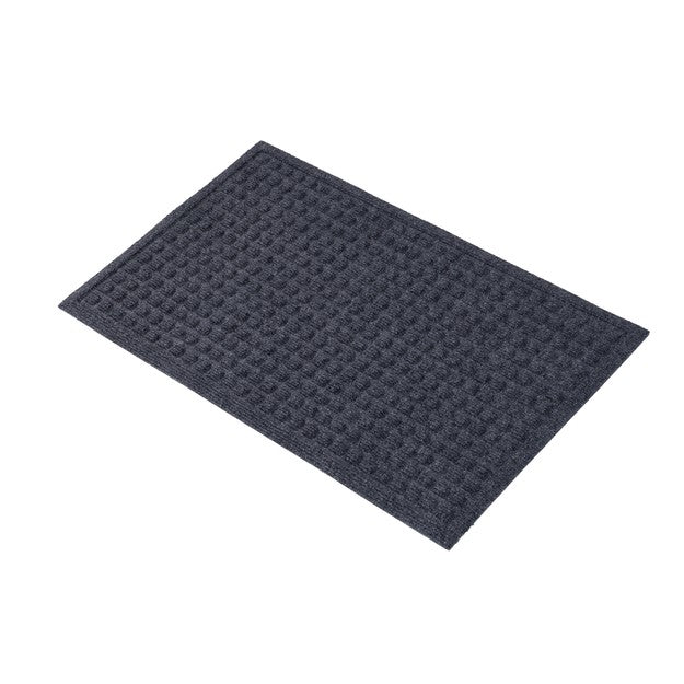 Eco Friendly Waffles Pattern Door Mat - Grey - Image 3