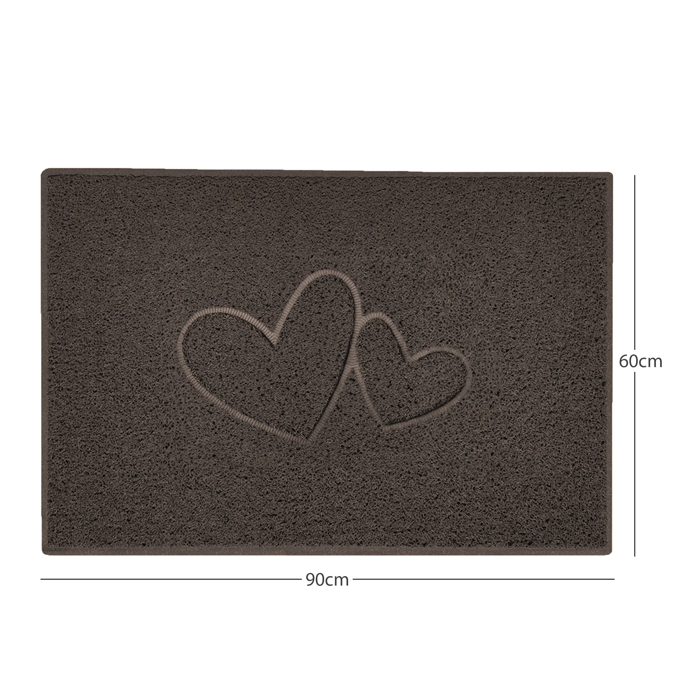 Embossed Spaghetti Outdoor Doormat - Brown - Image 43