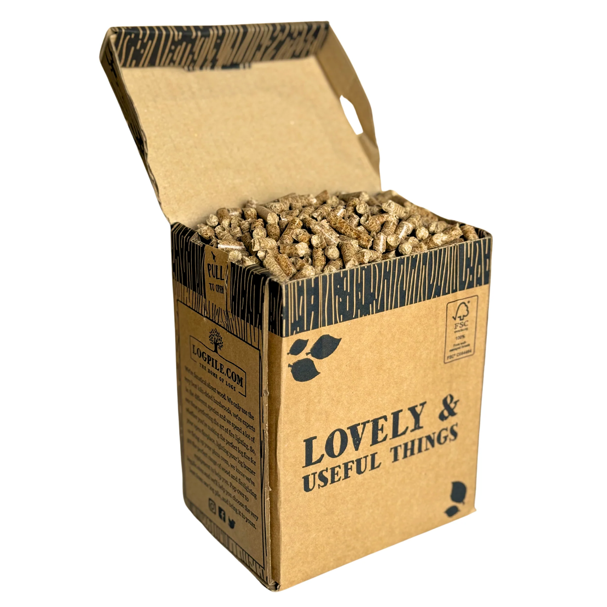 Hardwood Pellets for Mini Pizza Ovens & Firepits
