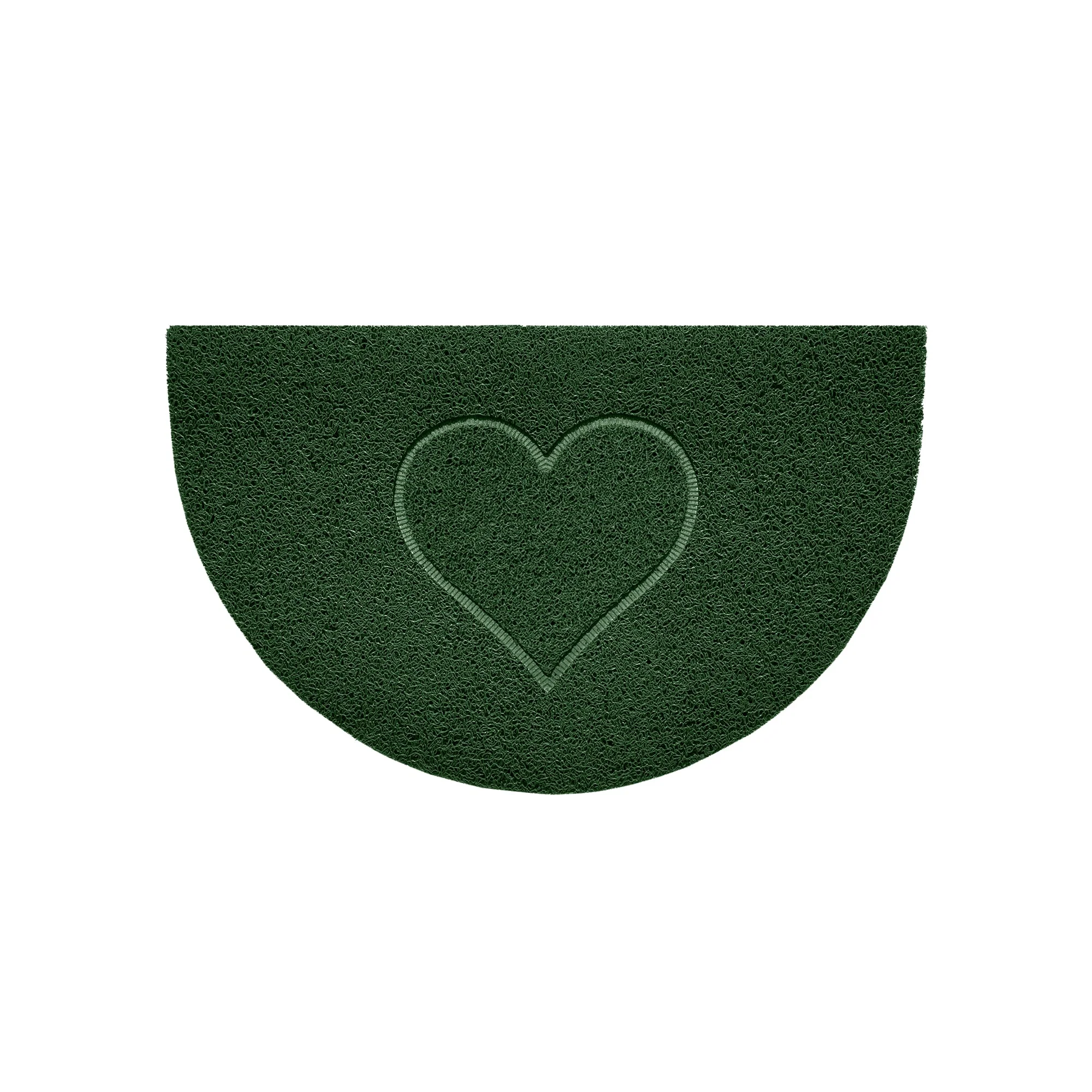 Heart Embossed Halfmoon Indoor/Sheltered Outdoor Spaghetti Doormat - Image 5