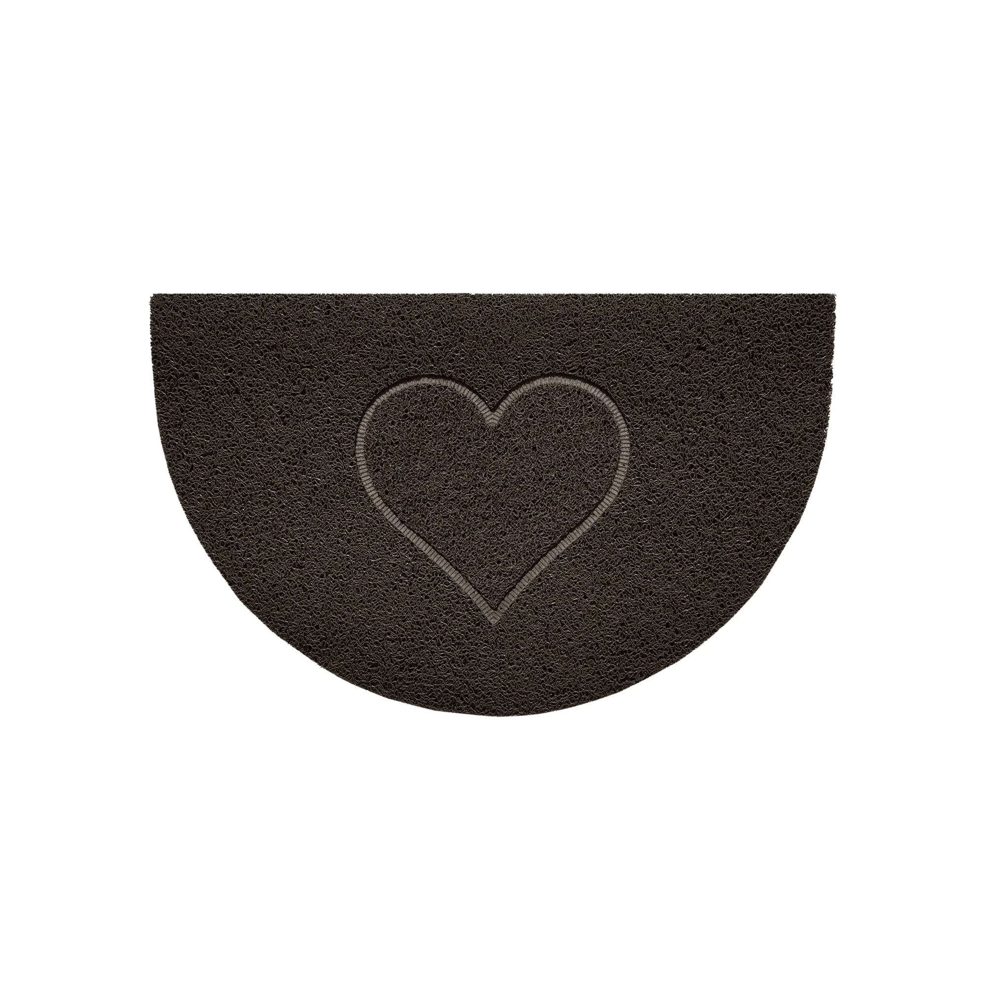 Heart Embossed Halfmoon Indoor/Sheltered Outdoor Spaghetti Doormat - Image 6