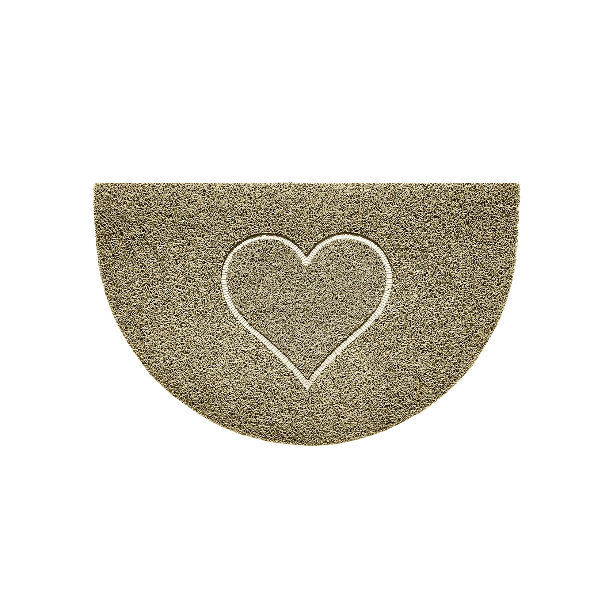Heart Embossed Halfmoon Indoor/Sheltered Outdoor Spaghetti Doormat - Image 7