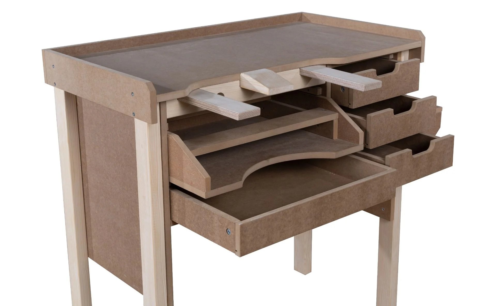 OpiFEX MDF top craftsman/jewellers workbench - Image 8