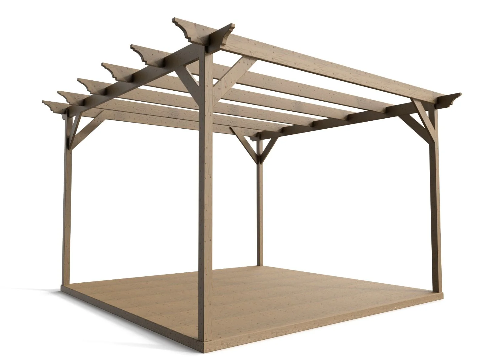 Orchid Wooden Pergola and Decking Kit - Image 7