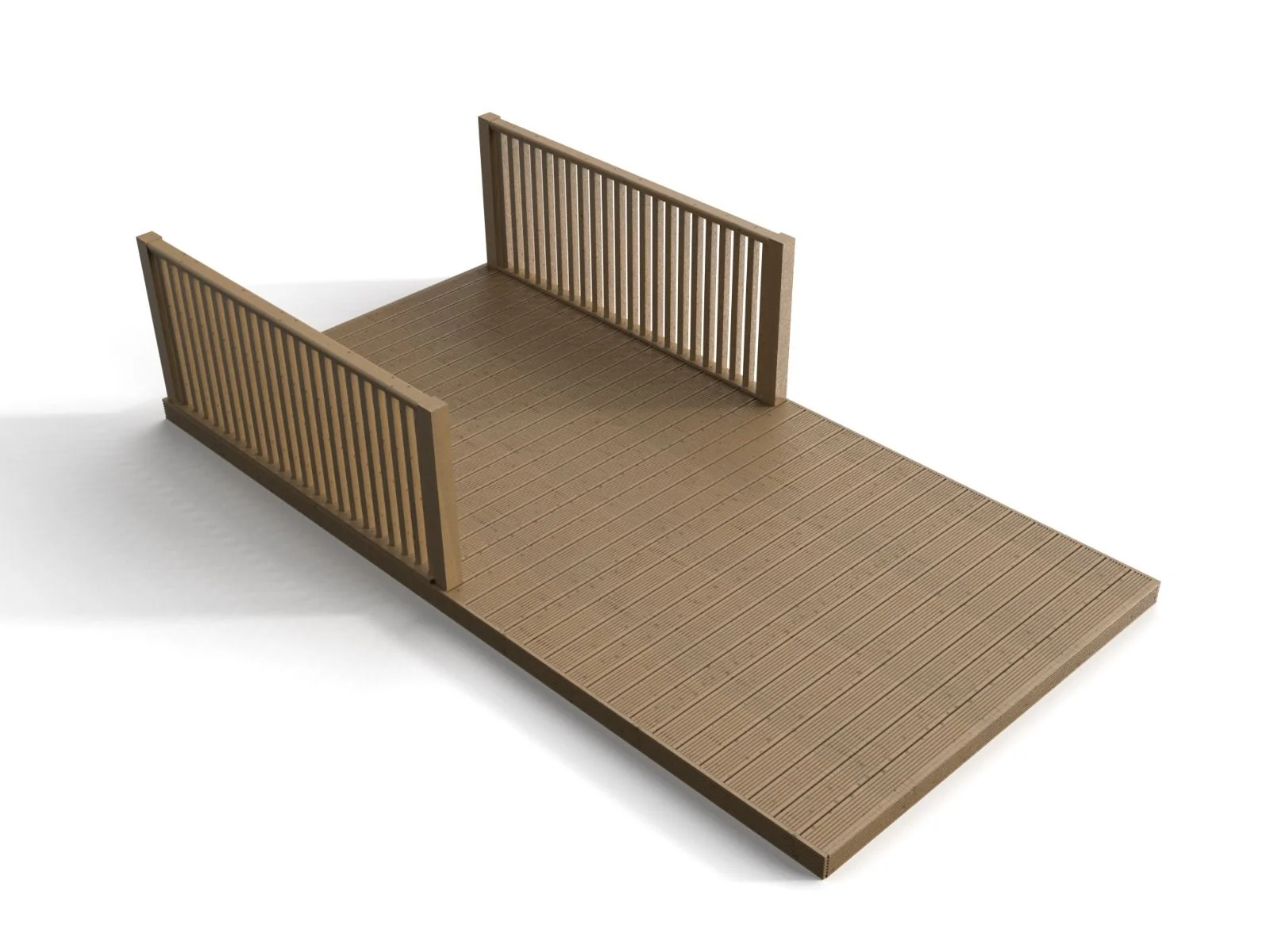 Rectangular Decking Kit With Balustrades V.1 - Image 3