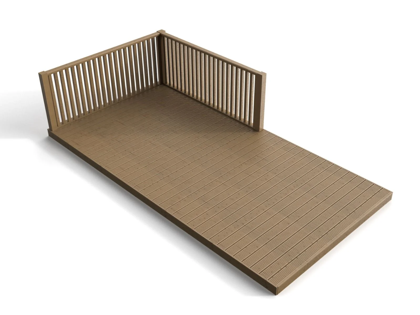 Rectangular Decking Kit With Balustrades V.2 - Image 3