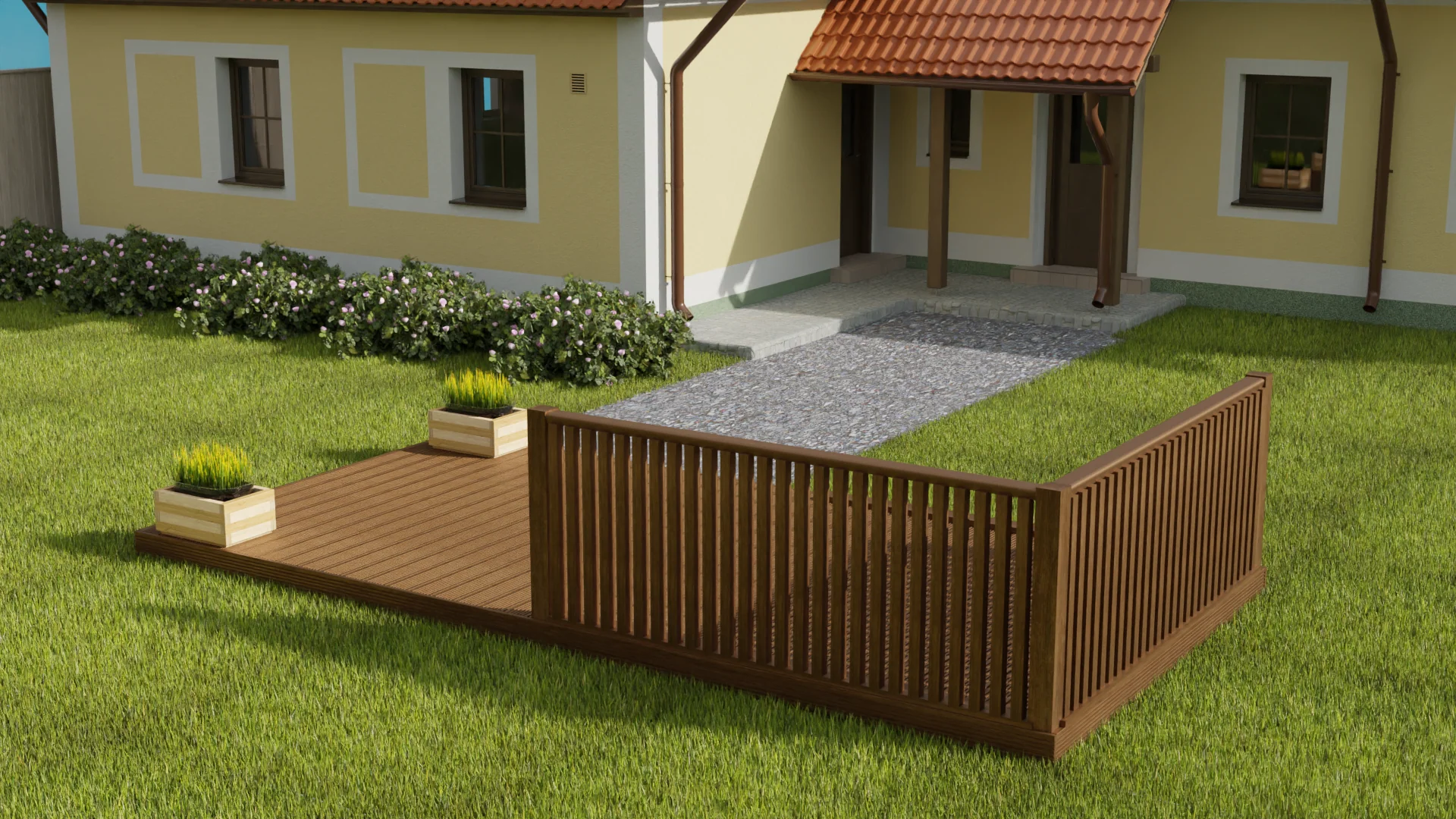 Rectangular Decking Kit With Balustrades V.2 - Image 4