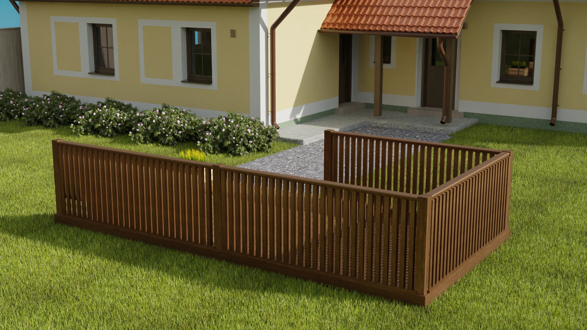 Rectangular Decking Kit With Balustrades V.5 - Image 4
