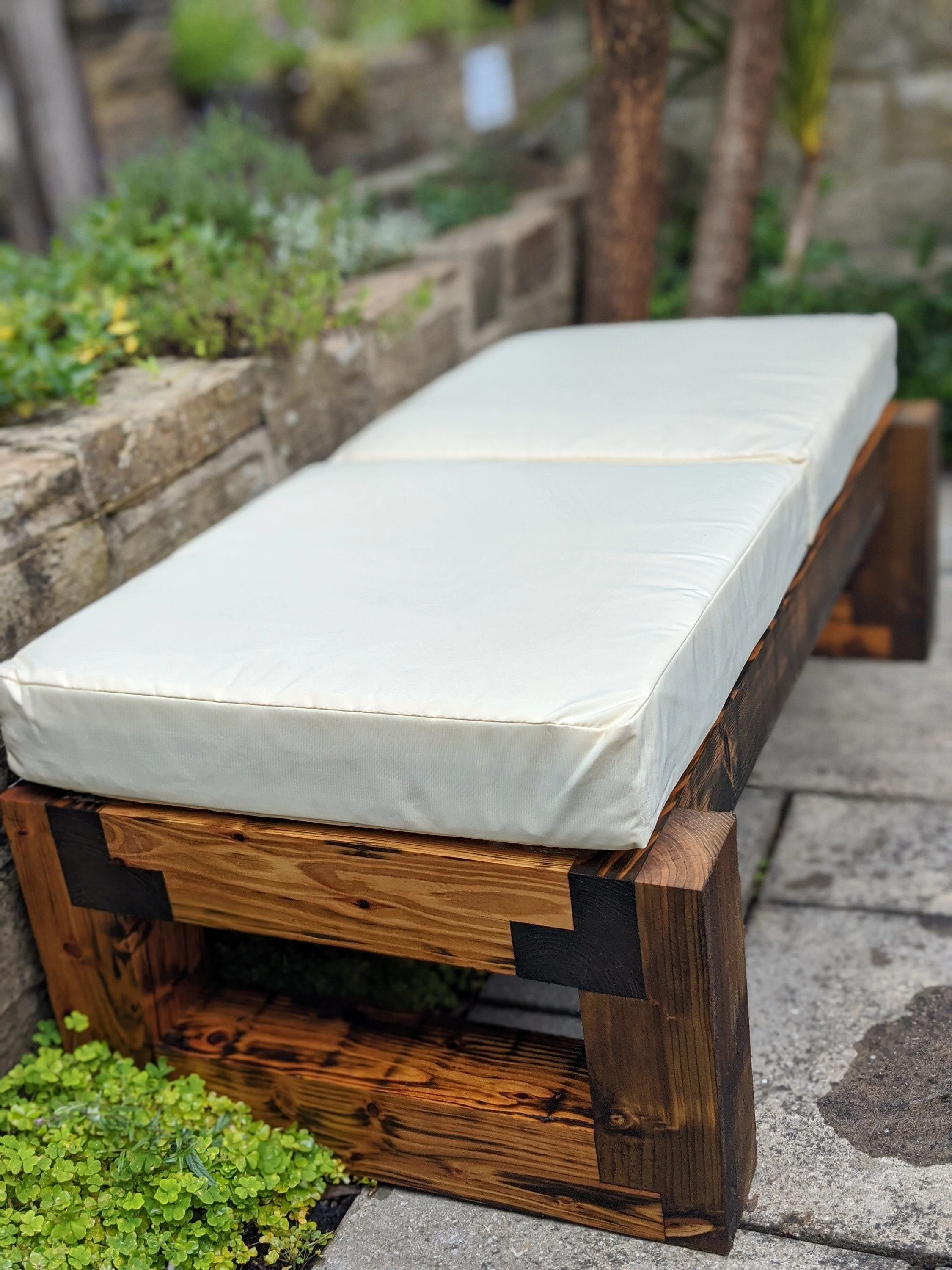 Solid Wood Garden Table/bench - Image 6