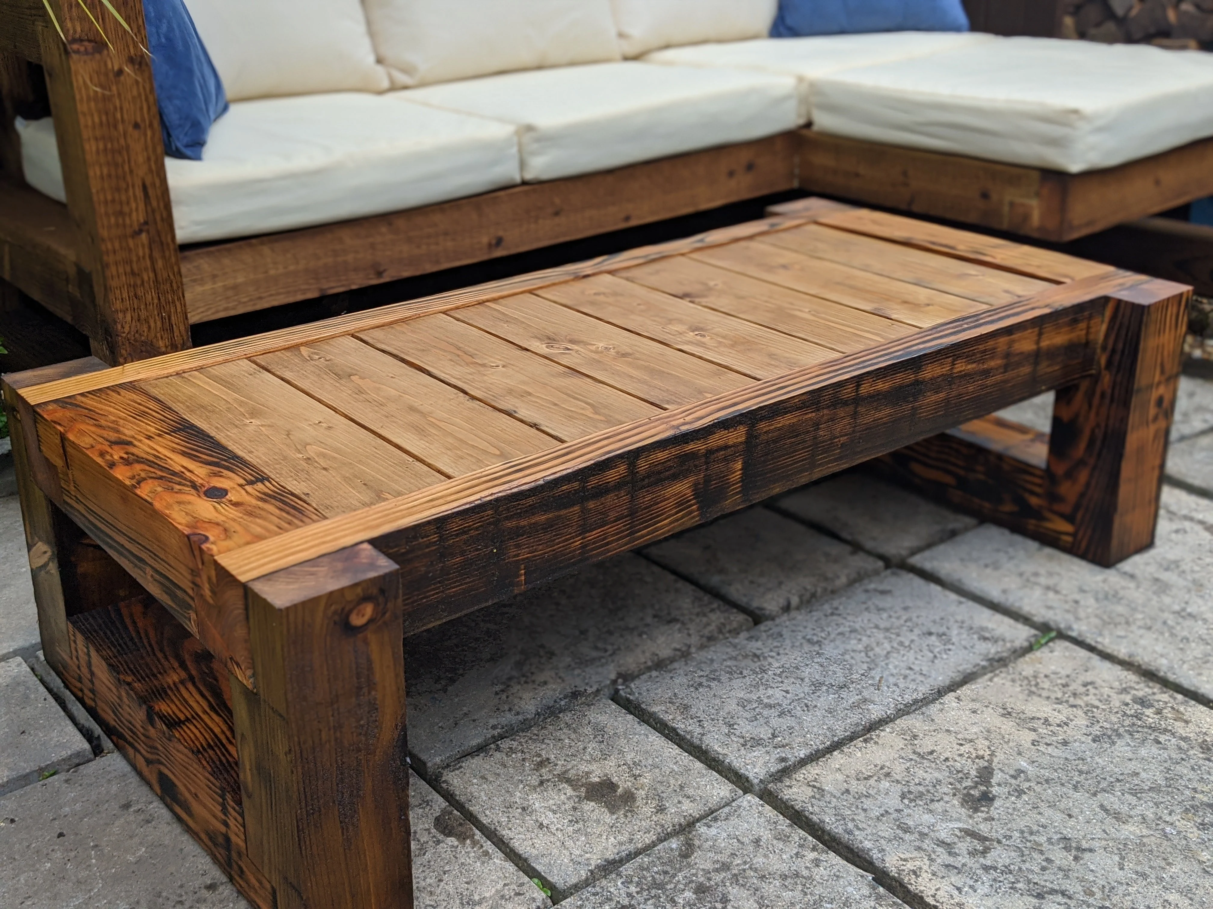 Solid Wood Garden Table/bench - Image 8