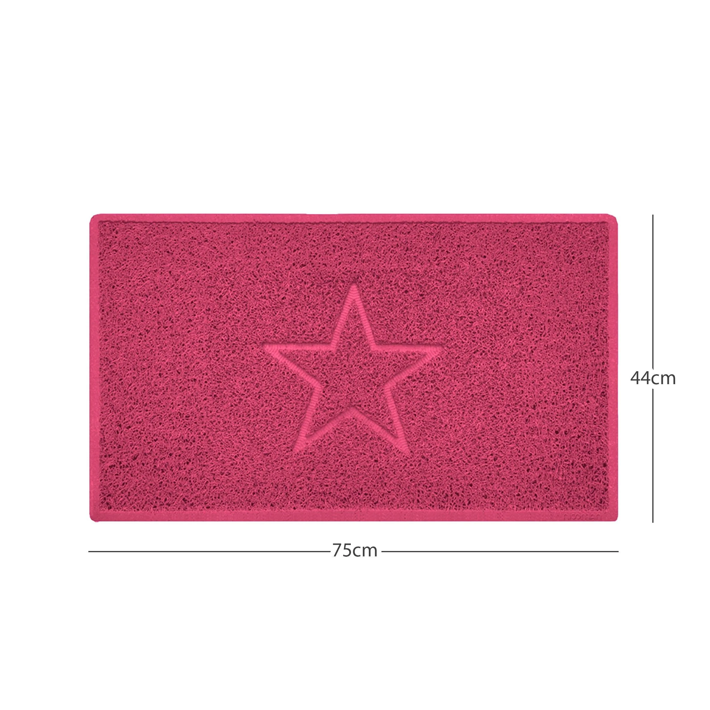 "Star" Embossed Loofah Textured Spaghetti Doormat - Image 15