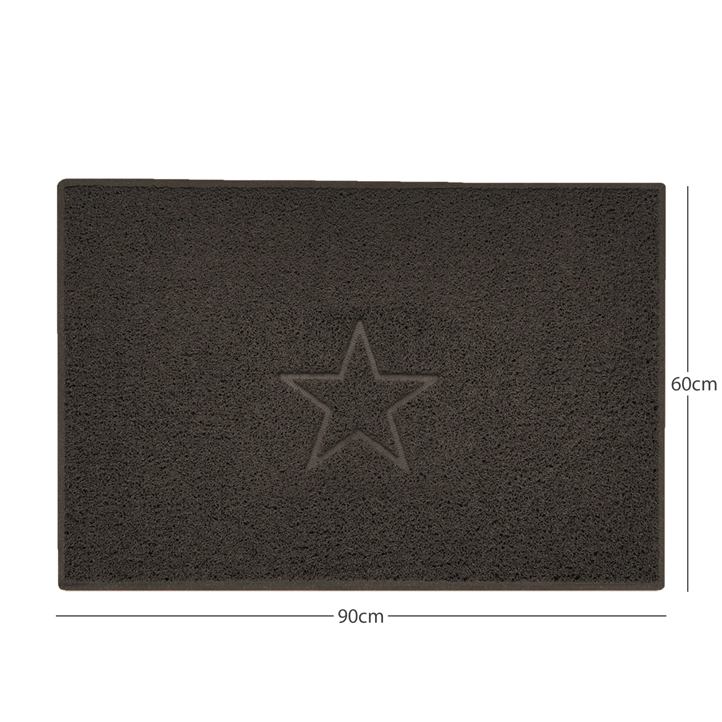 "Star" Embossed Loofah Textured Spaghetti Doormat - Image 28