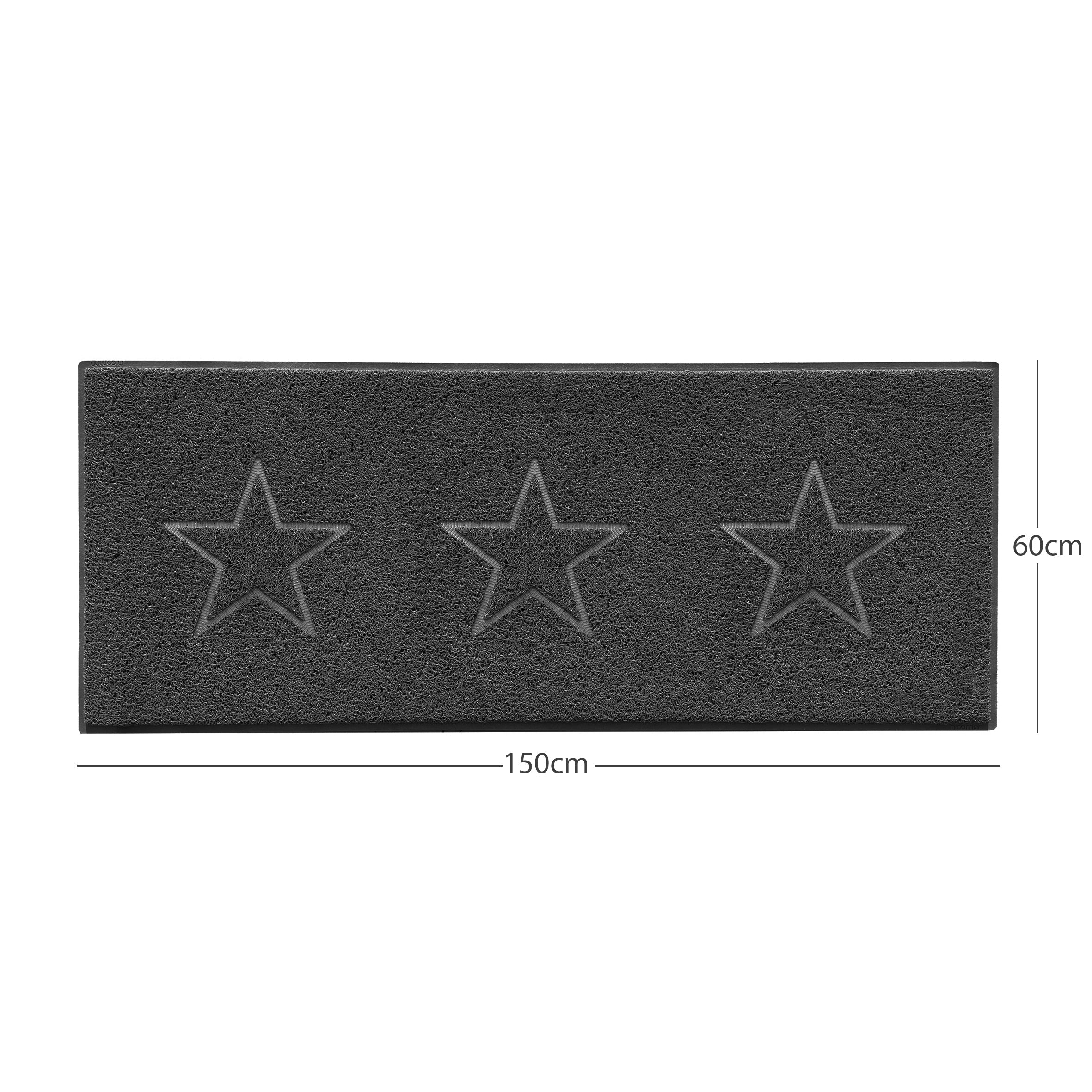 "Star" Embossed Loofah Textured Spaghetti Doormat - Image 38
