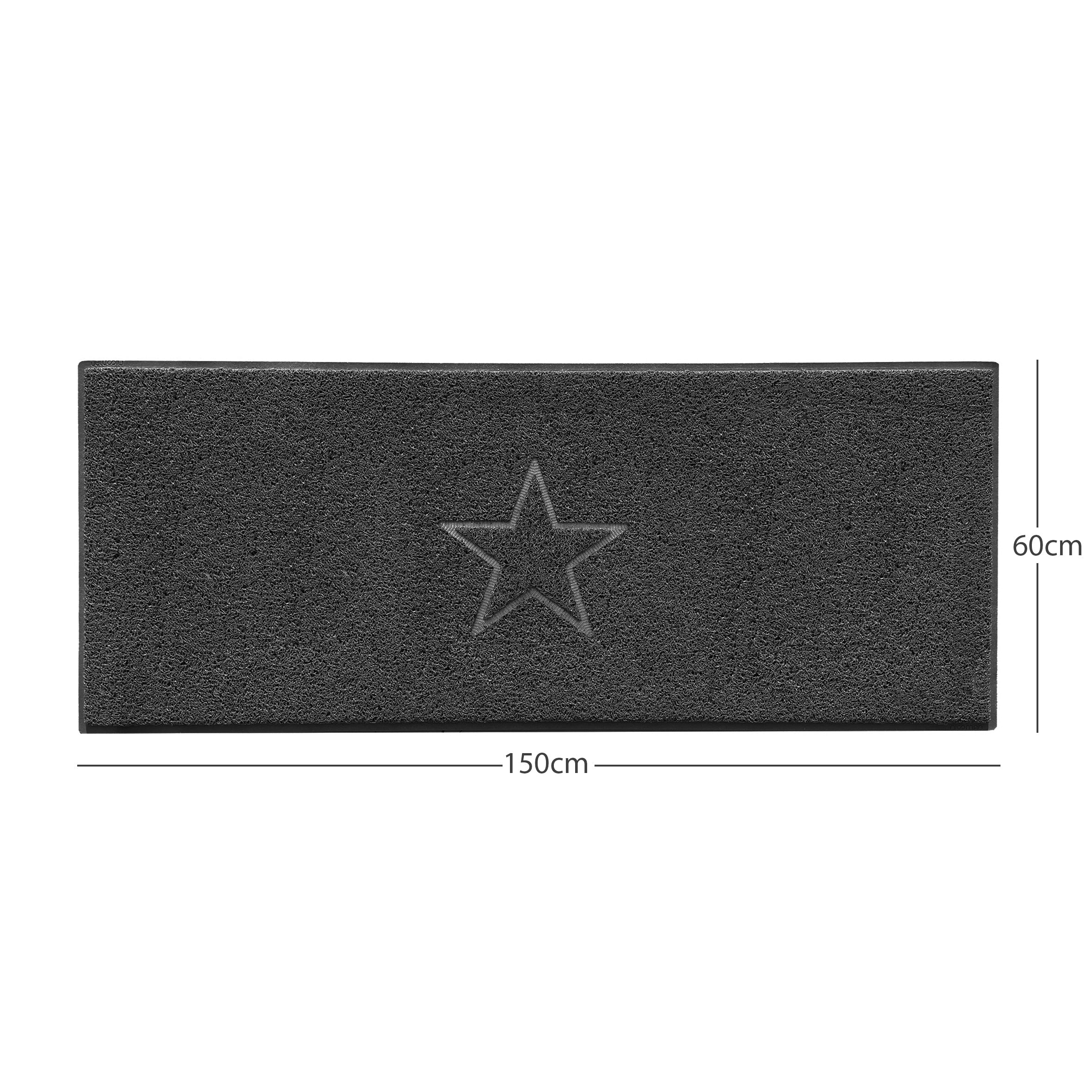 "Star" Embossed Loofah Textured Spaghetti Doormat - Image 39