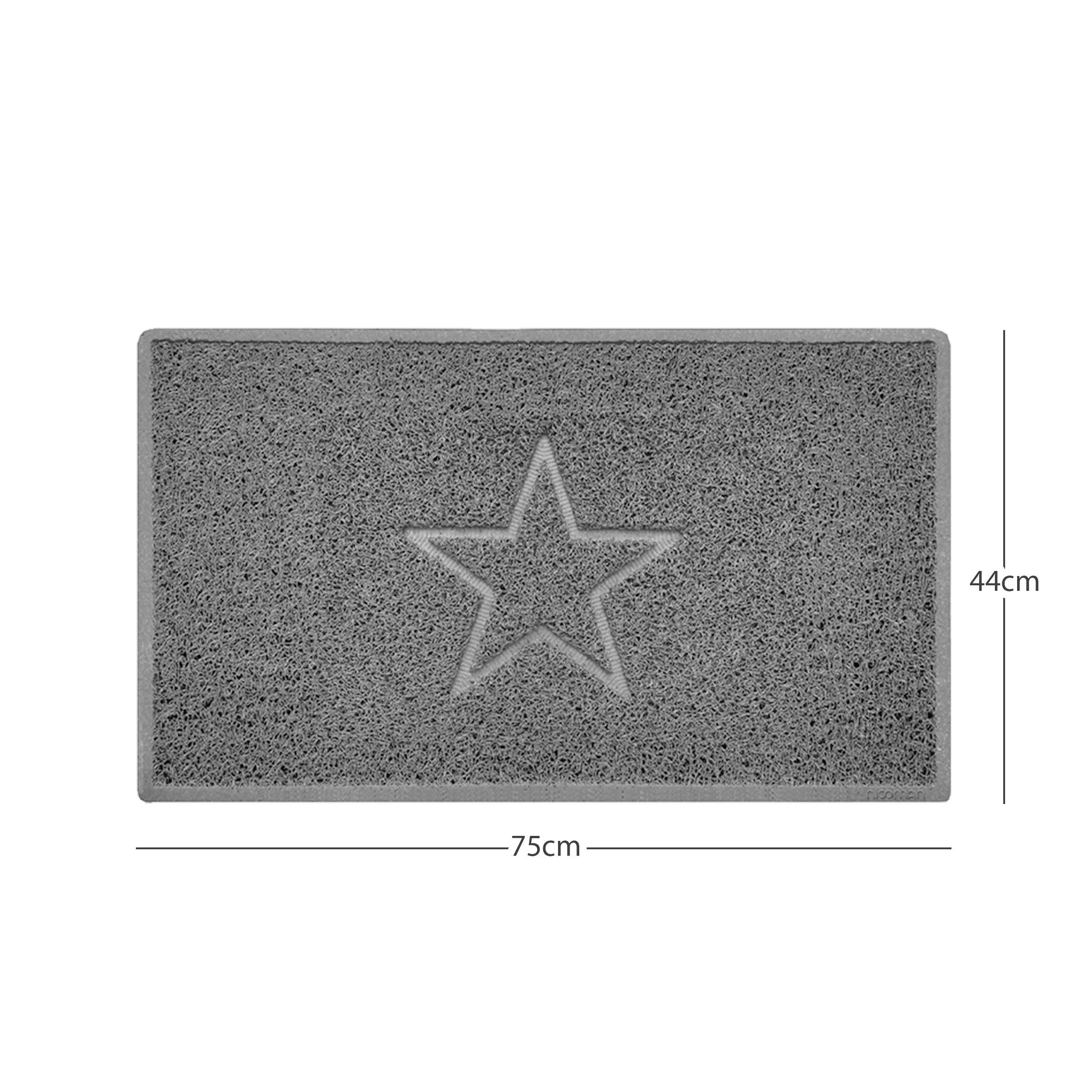 "Star" Embossed Loofah Textured Spaghetti Doormat - Image 7