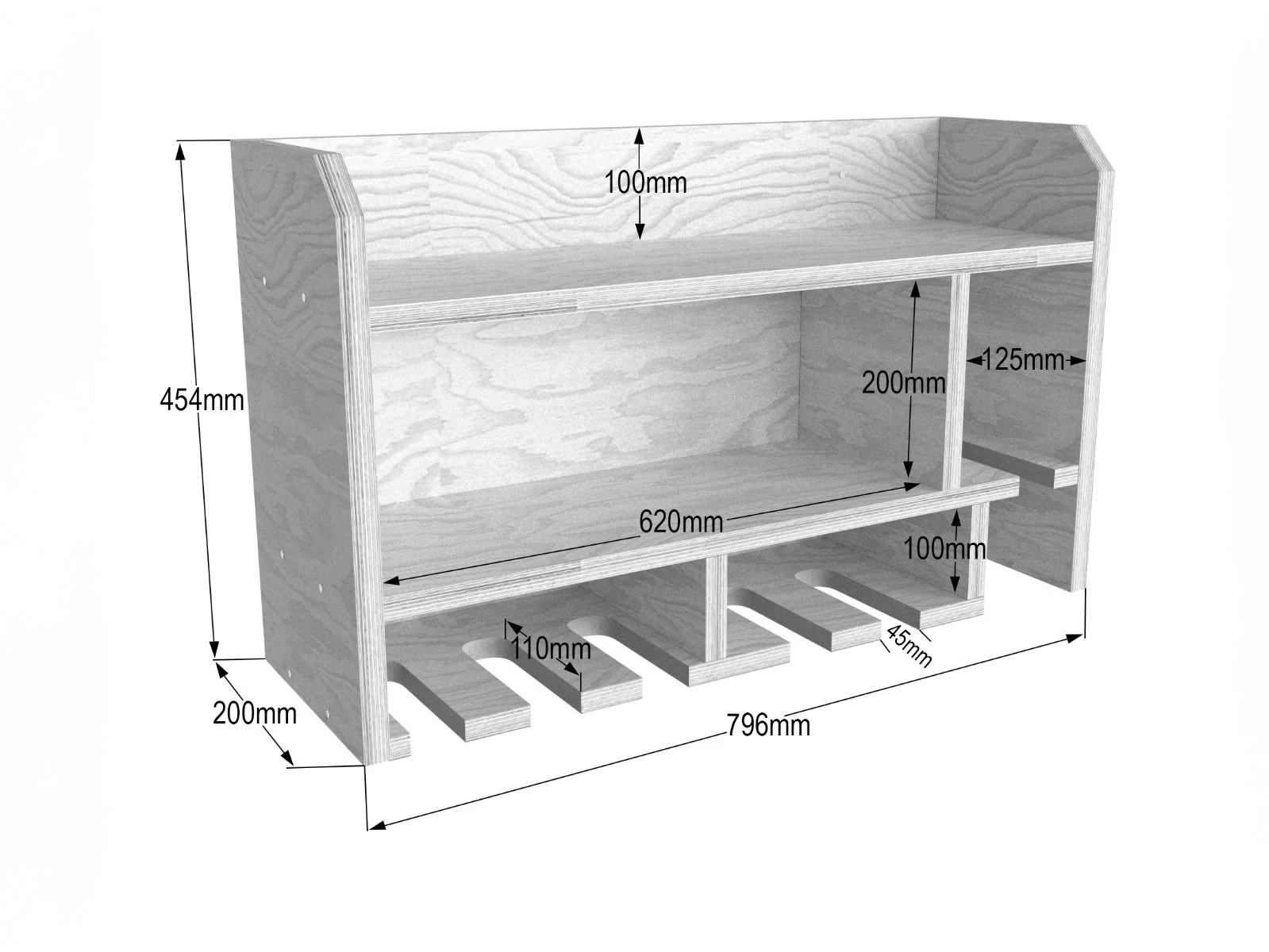 ToolTrek1 Power Tool Organizer, Wall Mounted Drill Holder - Image 13