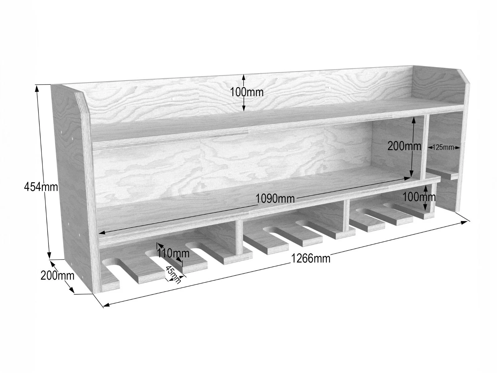 ToolTrek1 Power Tool Organizer, Wall Mounted Drill Holder - Image 15