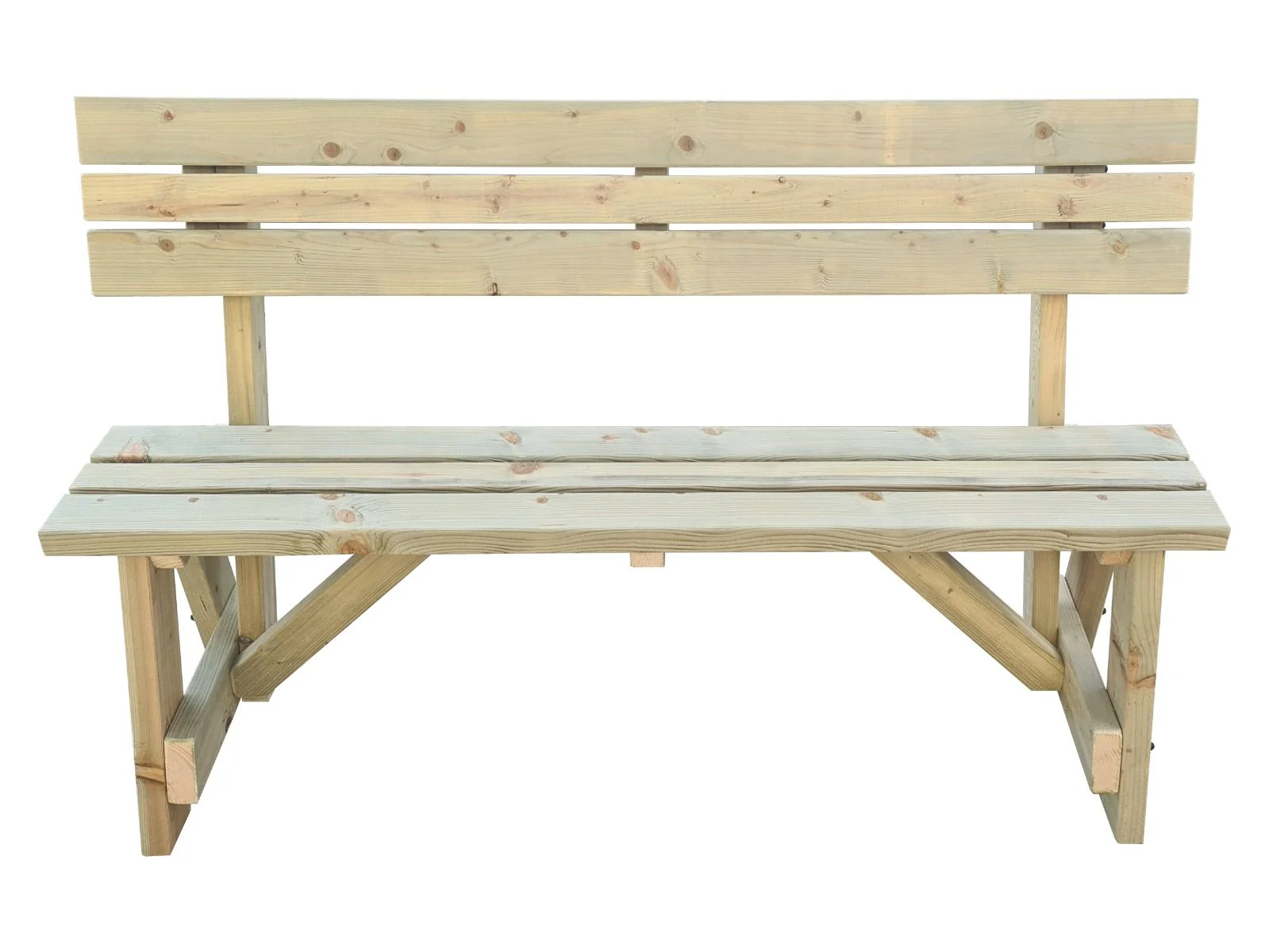 Victoria Garden Fence Bench with Backrest - Image 6