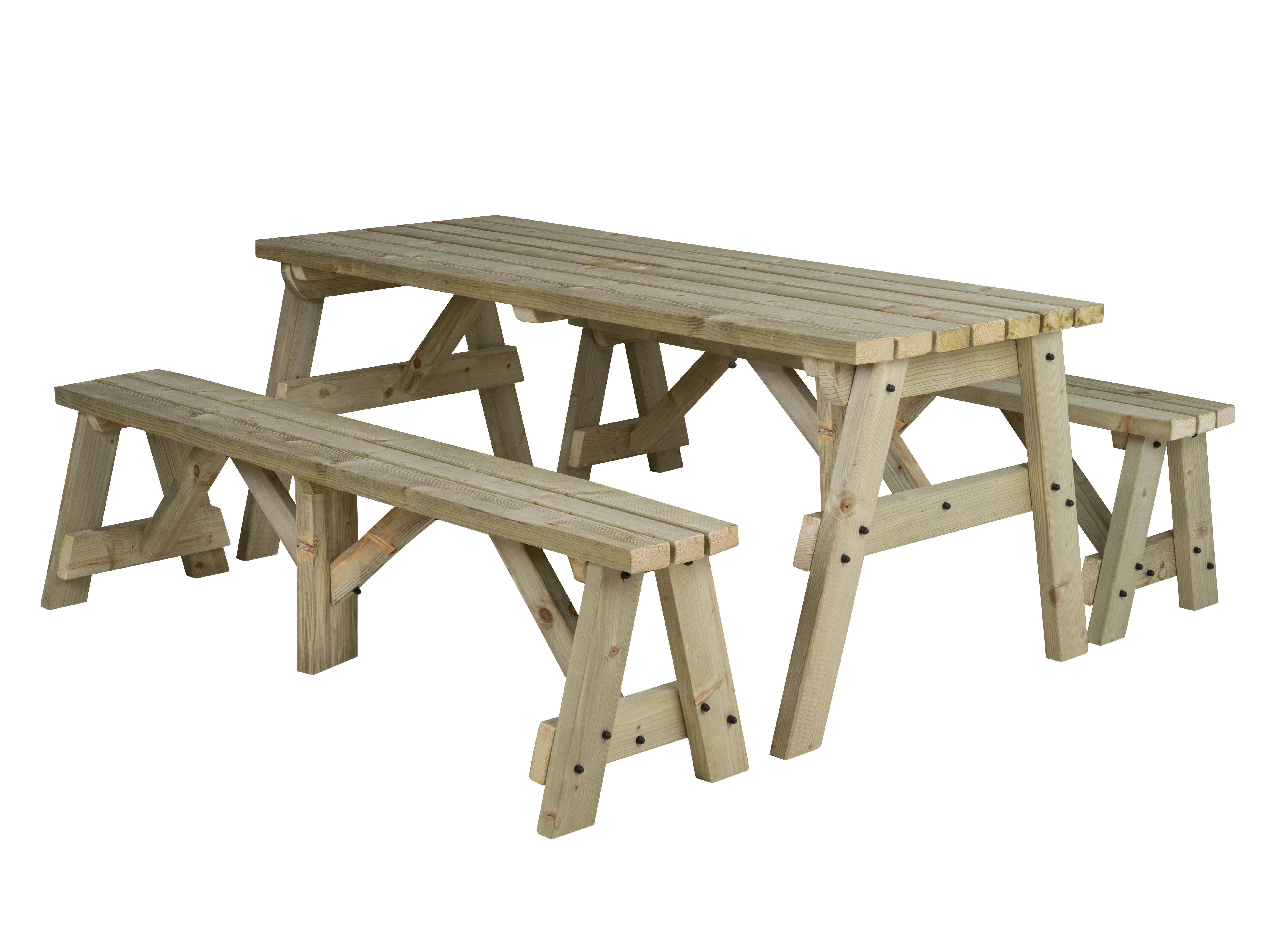 Victoria Picnic Table and Benches Set - Image 8