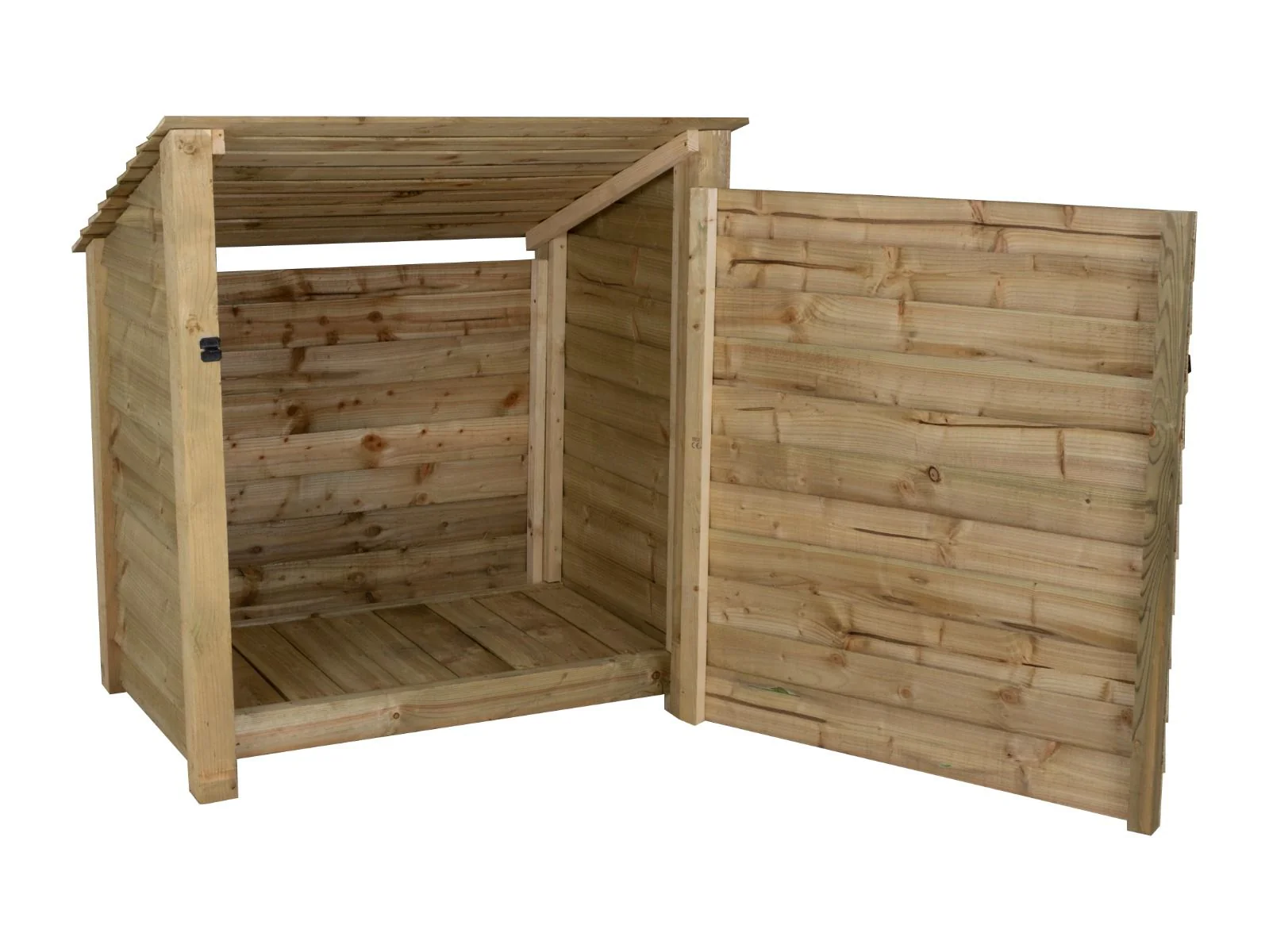Wooden Garden Tool Storage (Roof Sloping Back) W-119cm, H-126cm or 180cm, D-88cm - Image 5