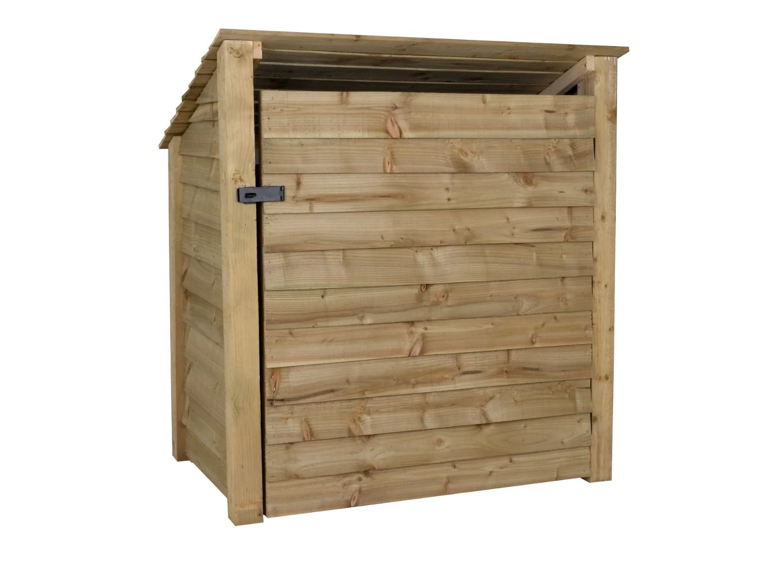 Wooden Garden Tool Storage (Roof Sloping Back) W-119cm, H-126cm or 180cm, D-88cm - Image 6